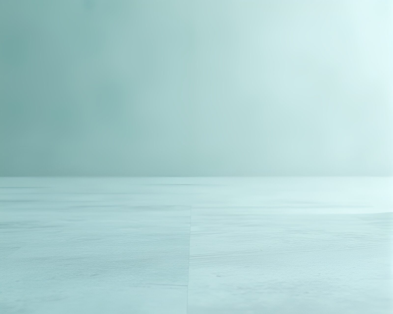Ethereal turquoise chimera in dreamy minimalist setting