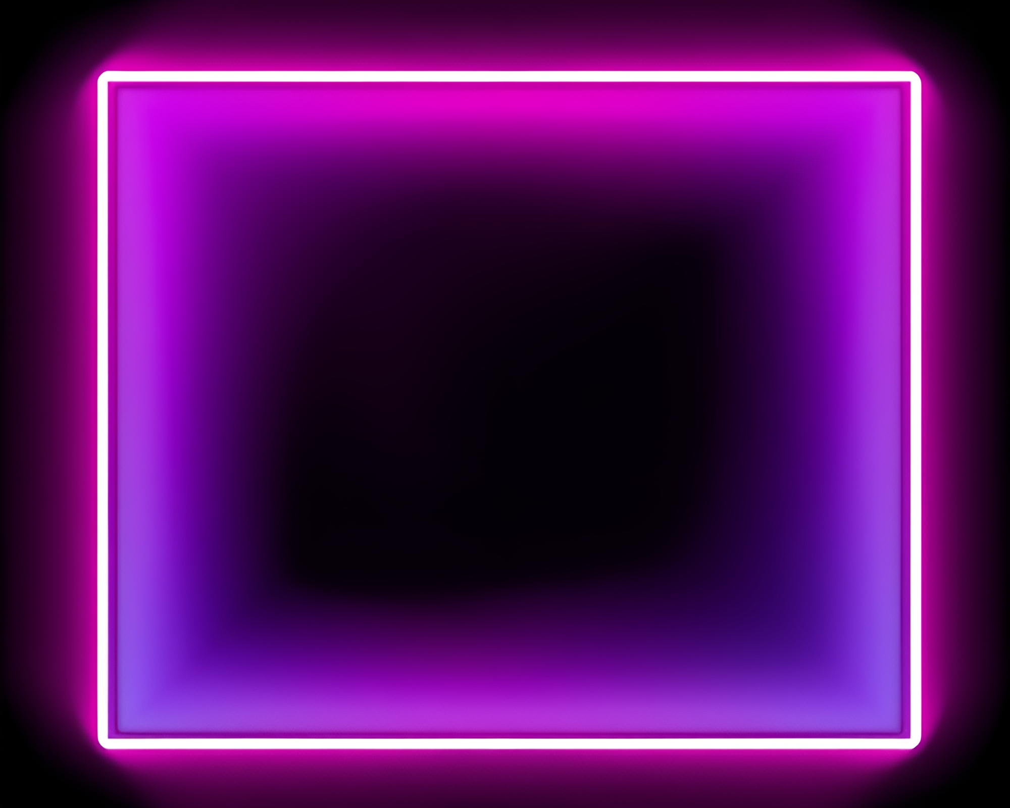 Futuristic Android Cityscape in Neon Frame – free AI stock image