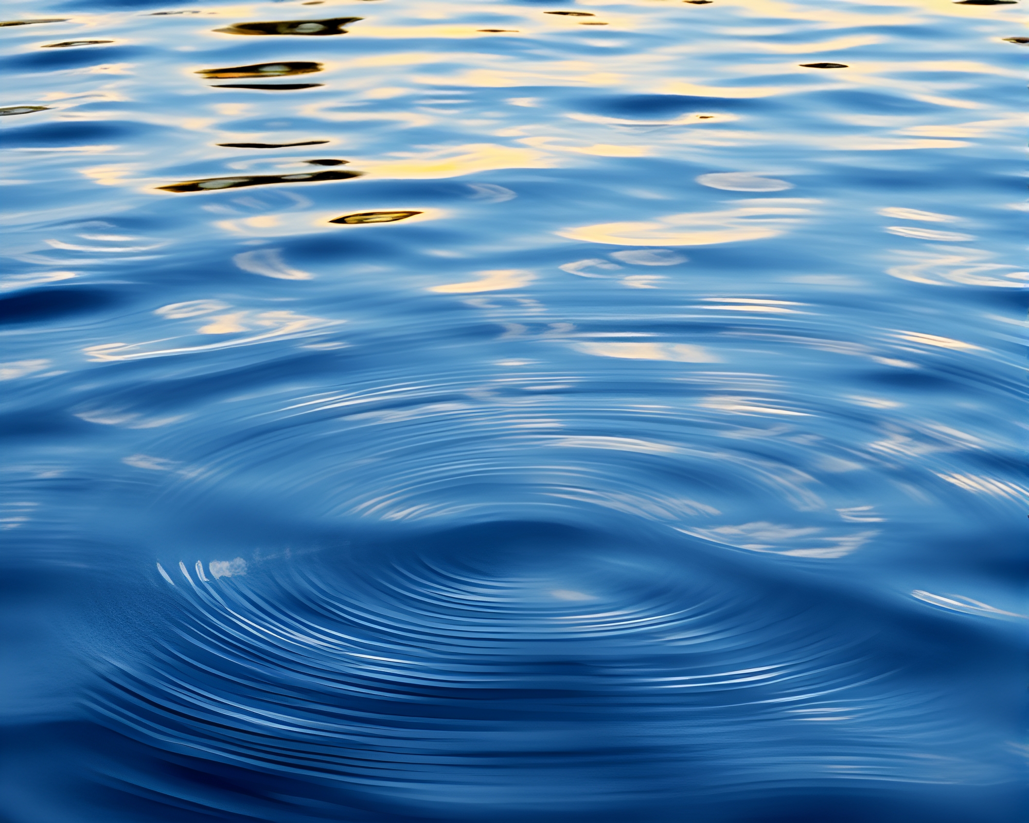 Plasma Rifle Reflection in Rippling Waters – free AI stock image