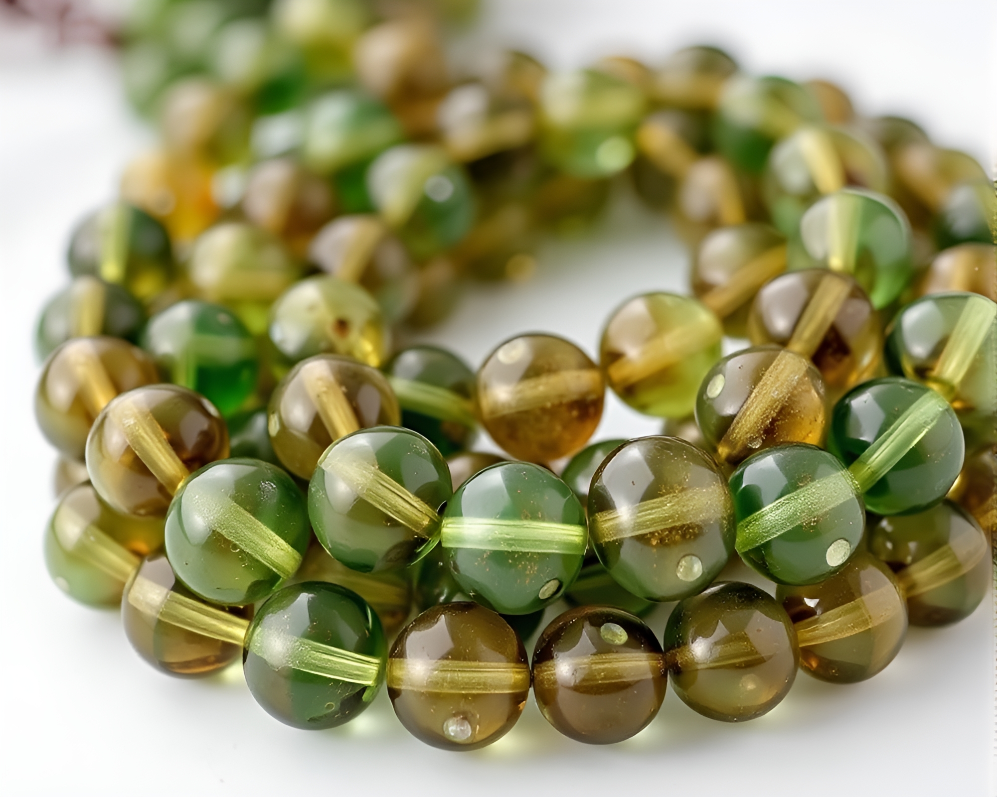 Savannah Dawn: Enchanted Wet Glass Beads Sepia Scene – free AI stock image