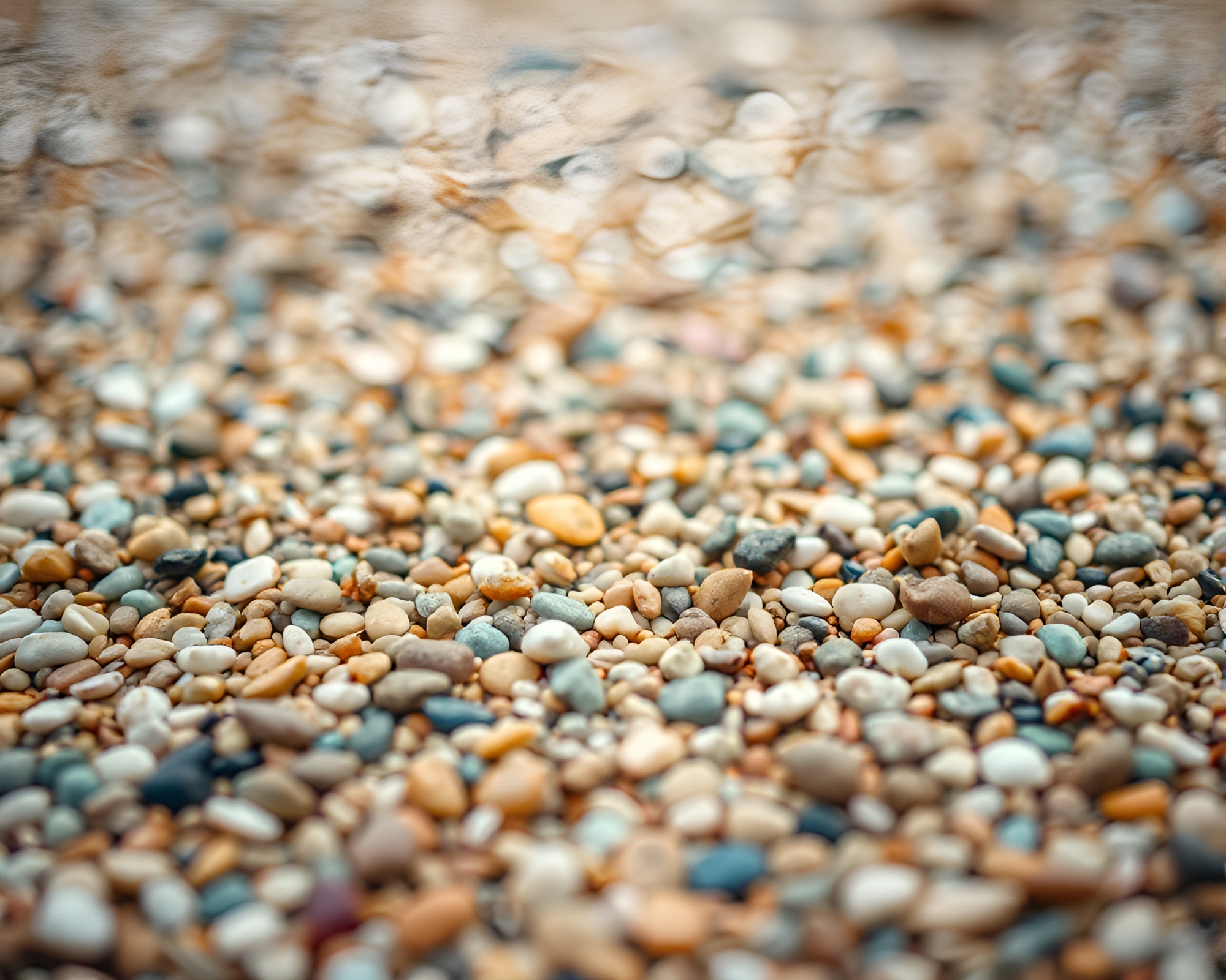 Miniature Pebble Beach Mosaic in Cosmic Dust Palette – free AI stock image