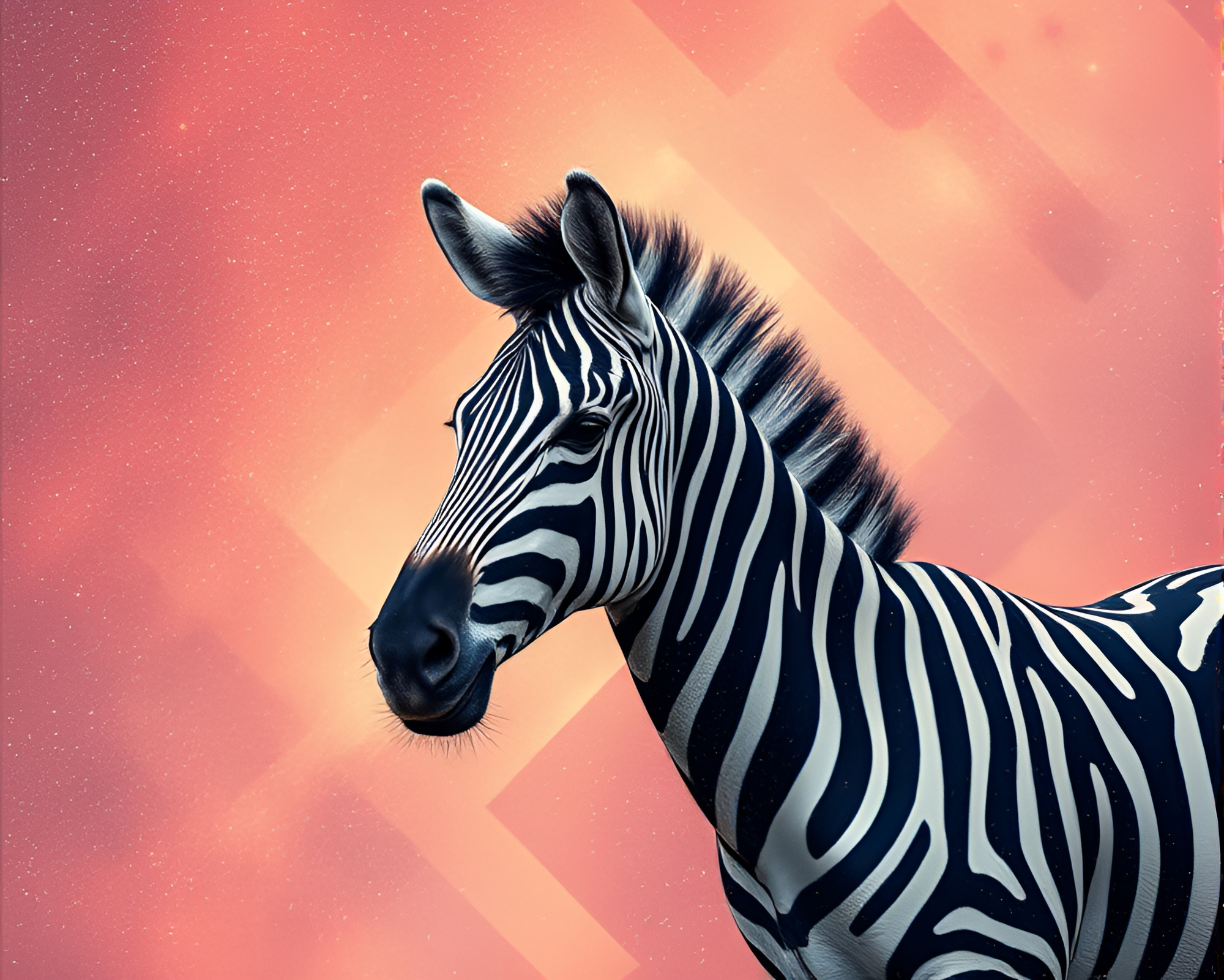 Zebra Nebula: Hyper-Realistic Cosmic Dust Composition – free AI stock image