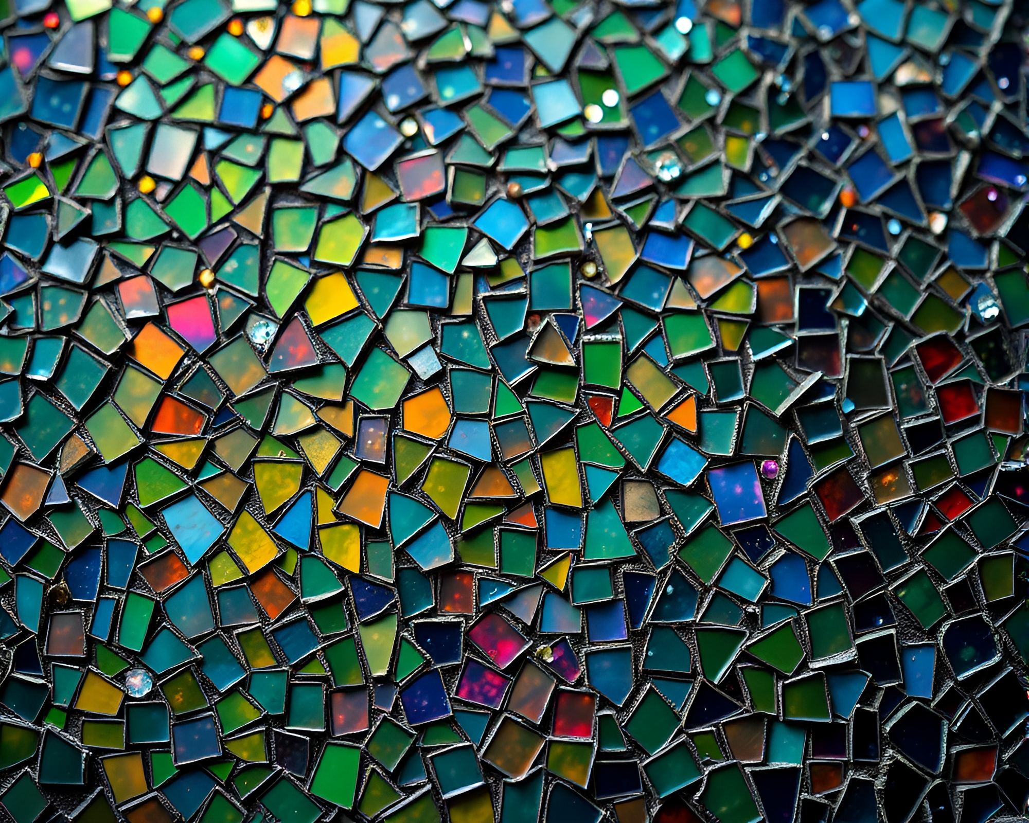 Bamboo Flute Galaxy Sonata Broken Mosaic Still – free AI stock image
