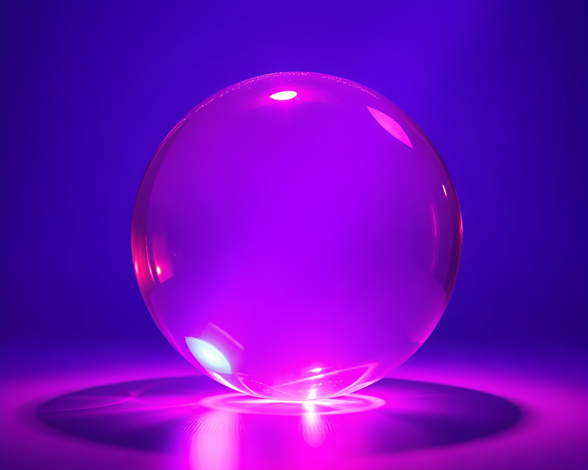 Ultraviolet Glass Orb Paper Cutout Fantasy Composition – free AI stock image
