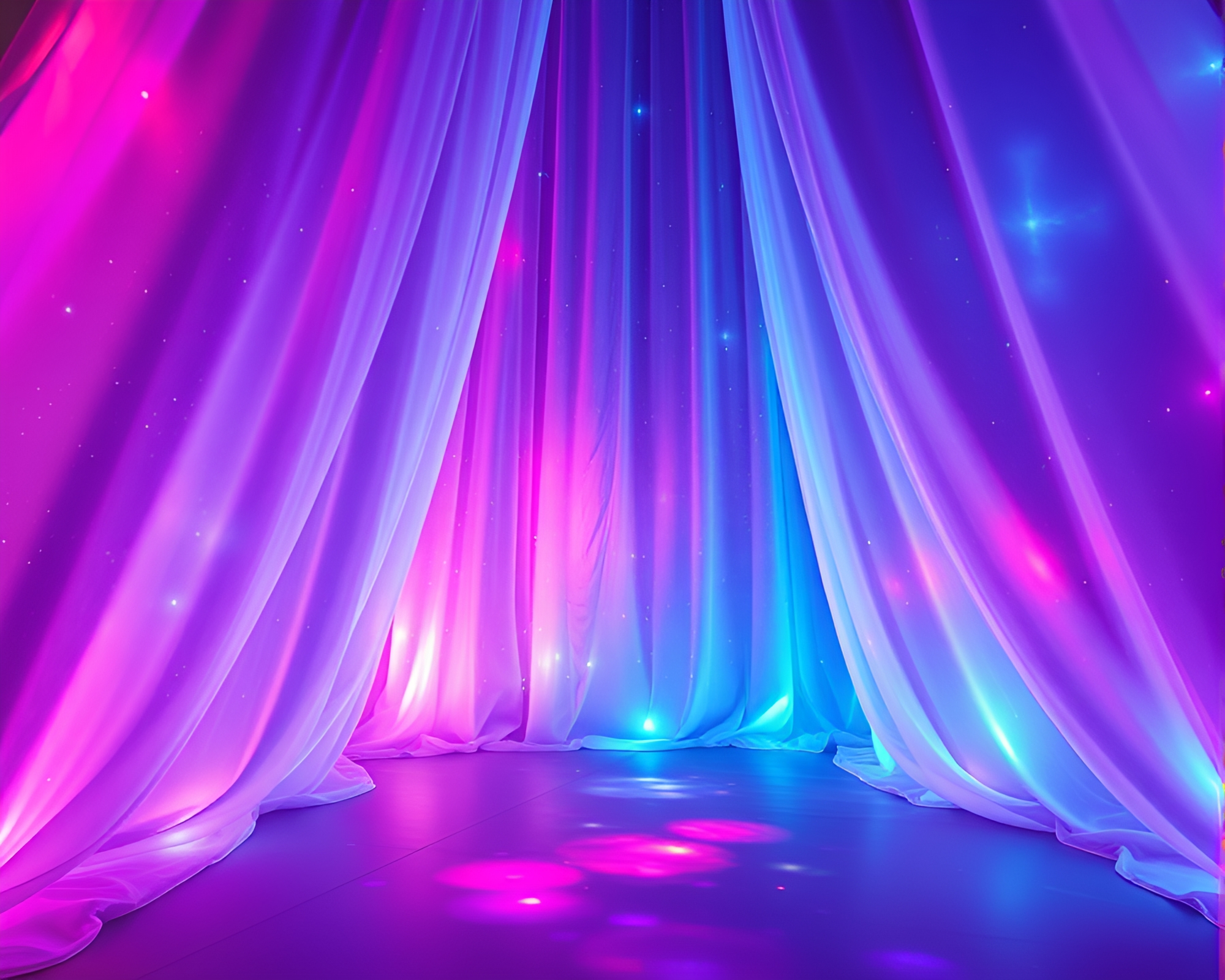 Multiverse Fabric Portals: Strobe Lights Fantasy – free AI stock image