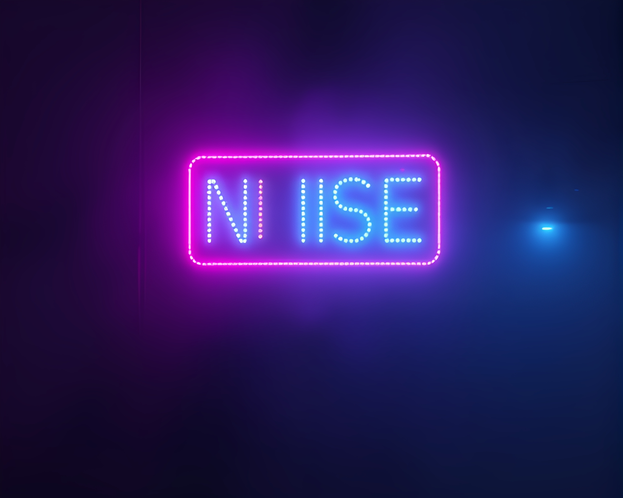Dystopian Cityscape with Neon Signs in 8-bit Style – free AI stock image