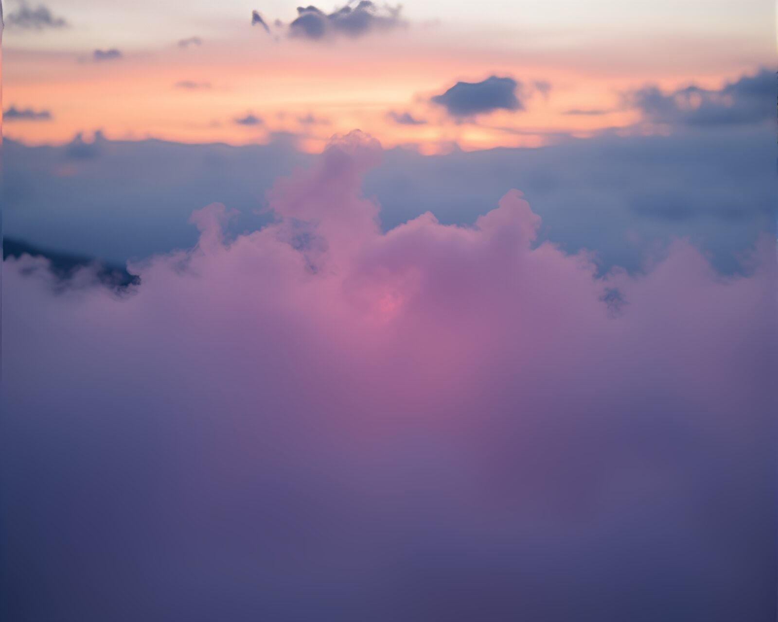 Majestic chimera creature emerging from steam vapor at twilight