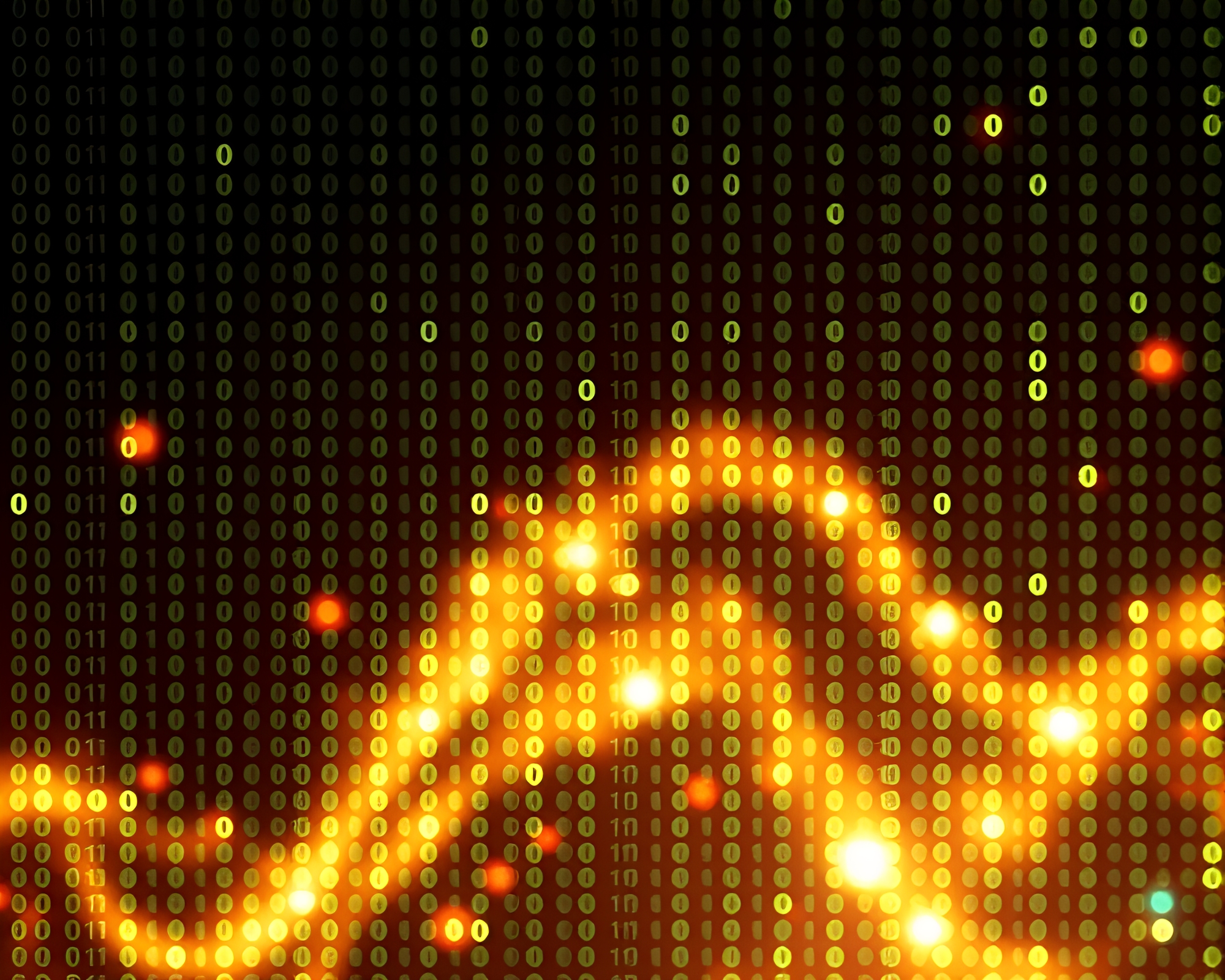 Fractal Glow Morse Code Telegraph Transmission – free AI stock image