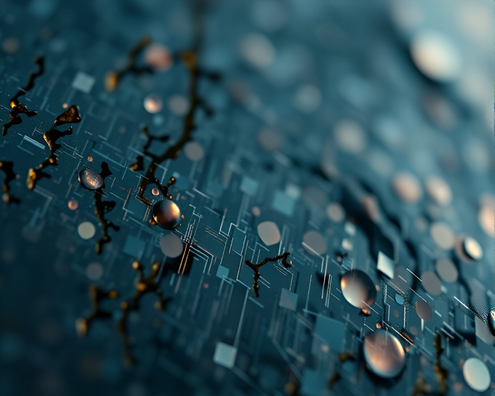 Vibrant swirls of color in a moving still image