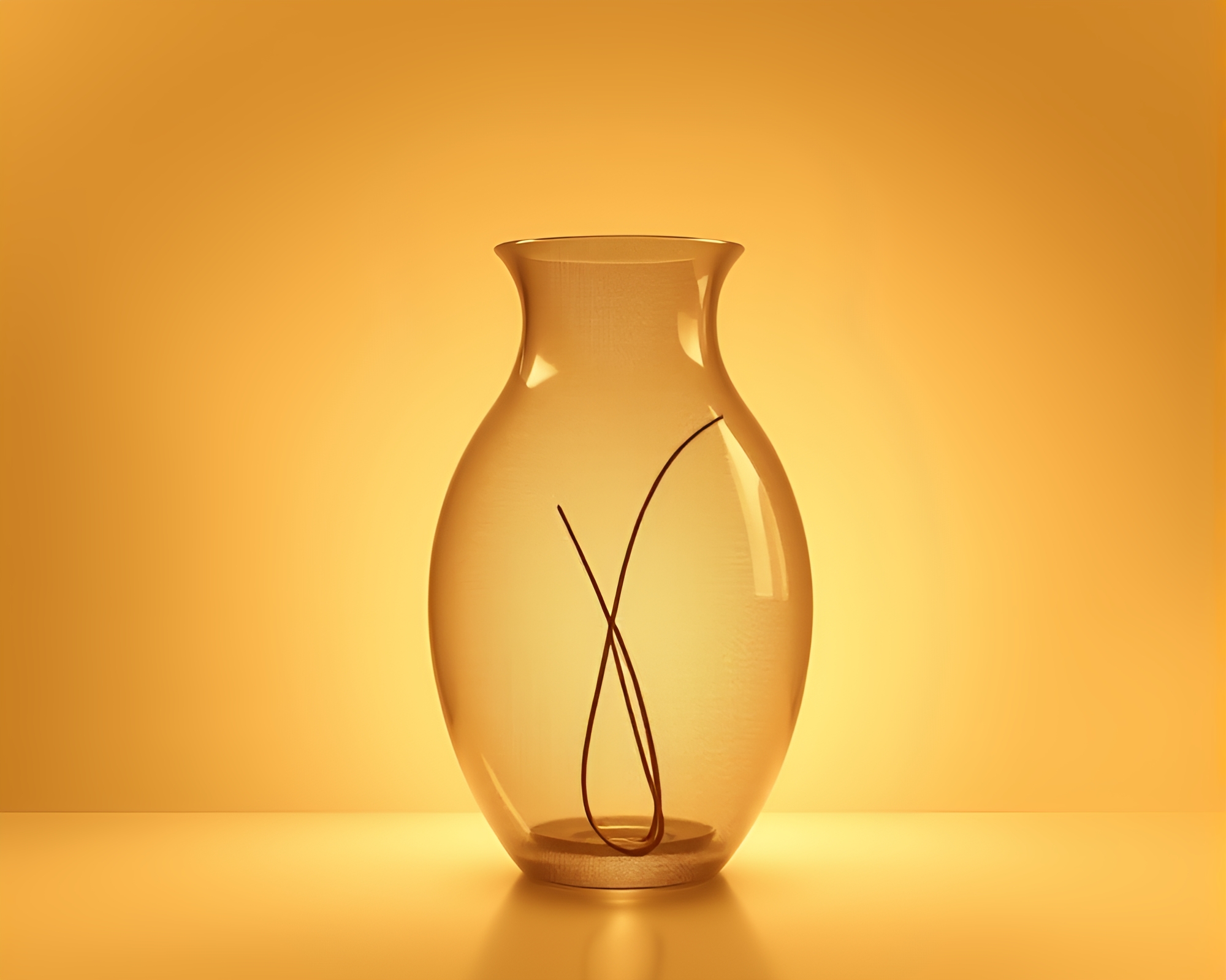 Fractal Vase in Sepia Harmony – free AI stock image
