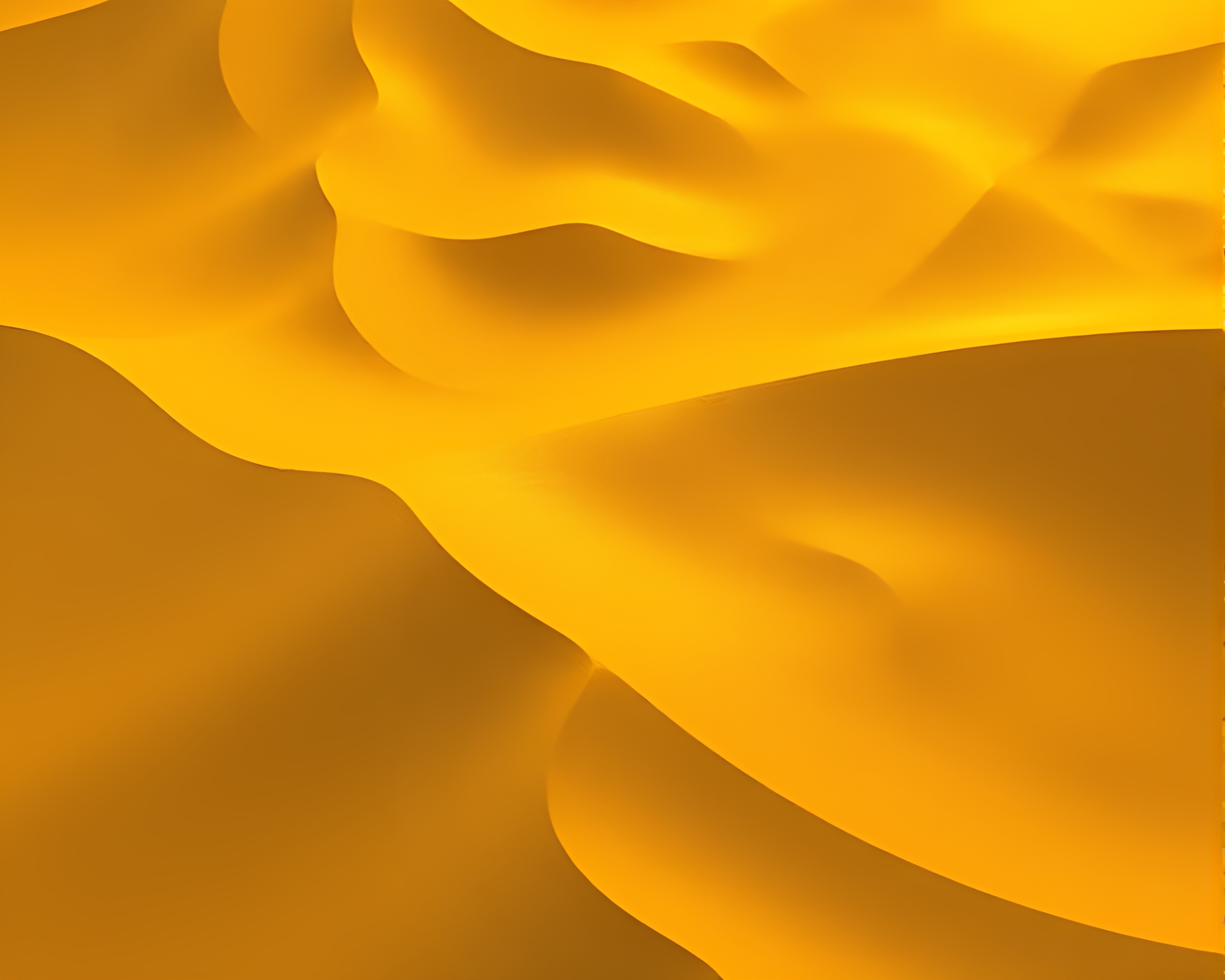 Golden Sand Dune Oasis: Mustard Yellow 3D Scan – free AI stock image