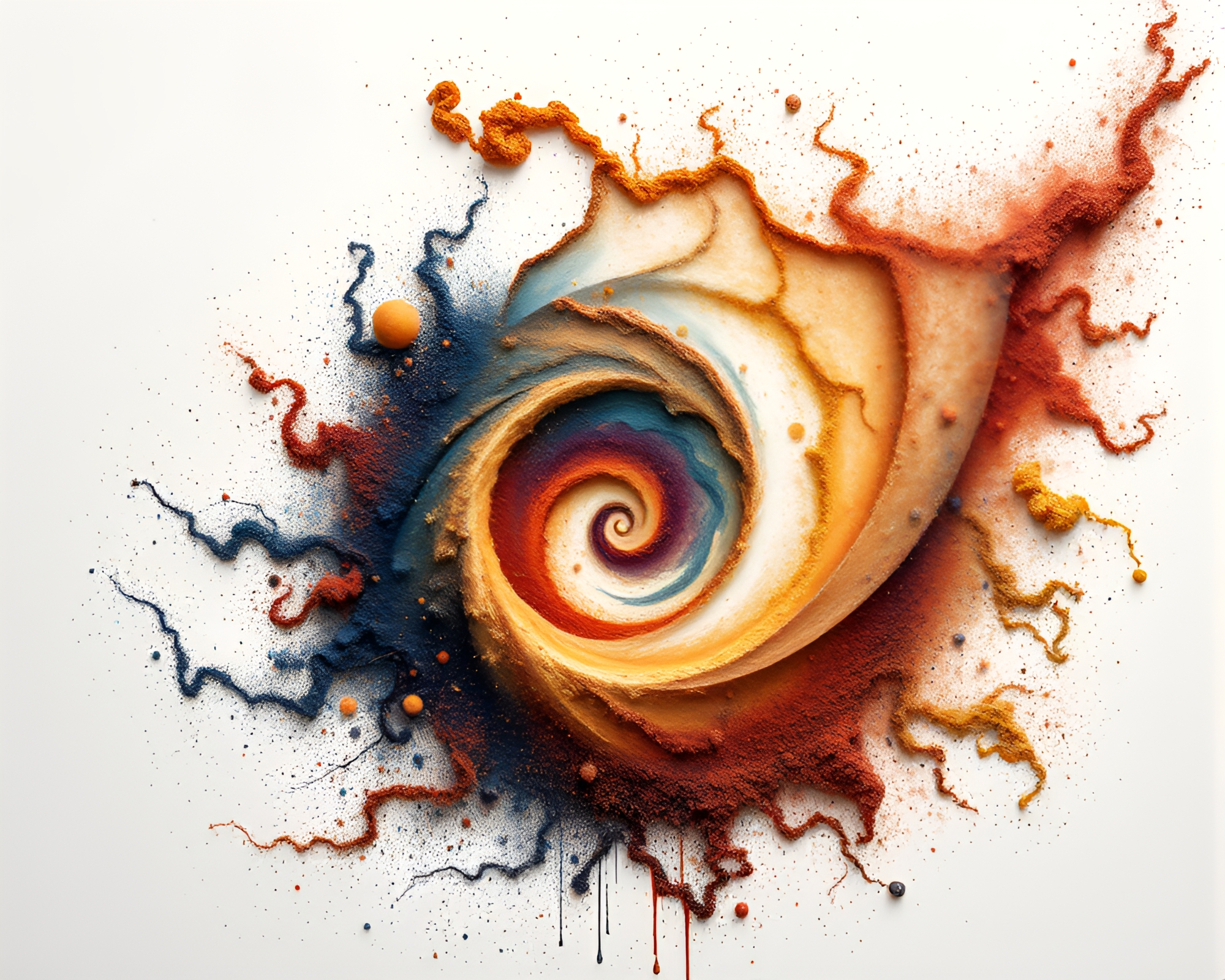 Savannah Spiral Cosmic Dust Hyper-Realism Wonder – free AI stock image
