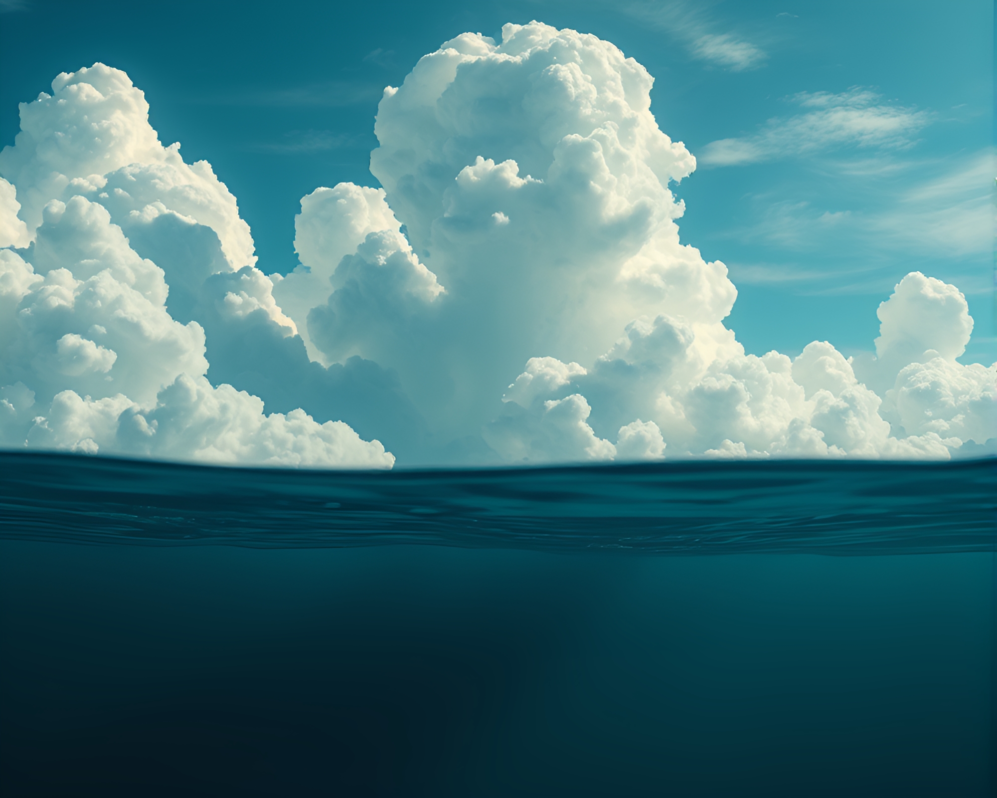Submersible Cloud Explorer in Spotlight Focus – free AI stock image