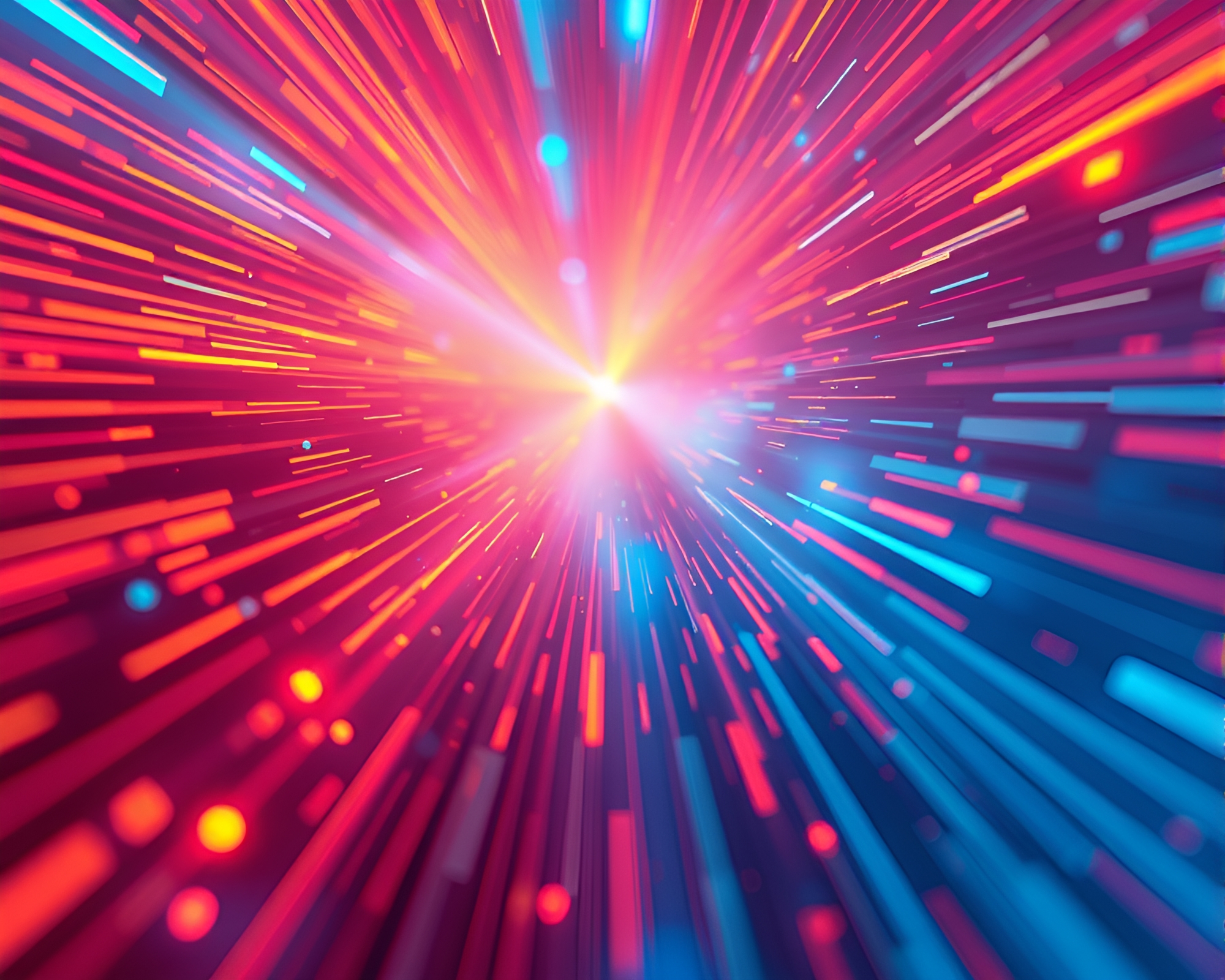 Neon Dimensional Rift: Real-Time Close-Up Extravaganza – free AI stock image