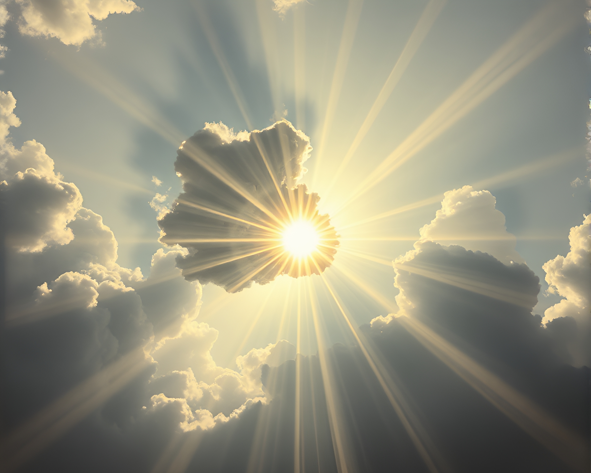 Explosive Sundial at Sunset with Lens Flare Etching – free AI stock image