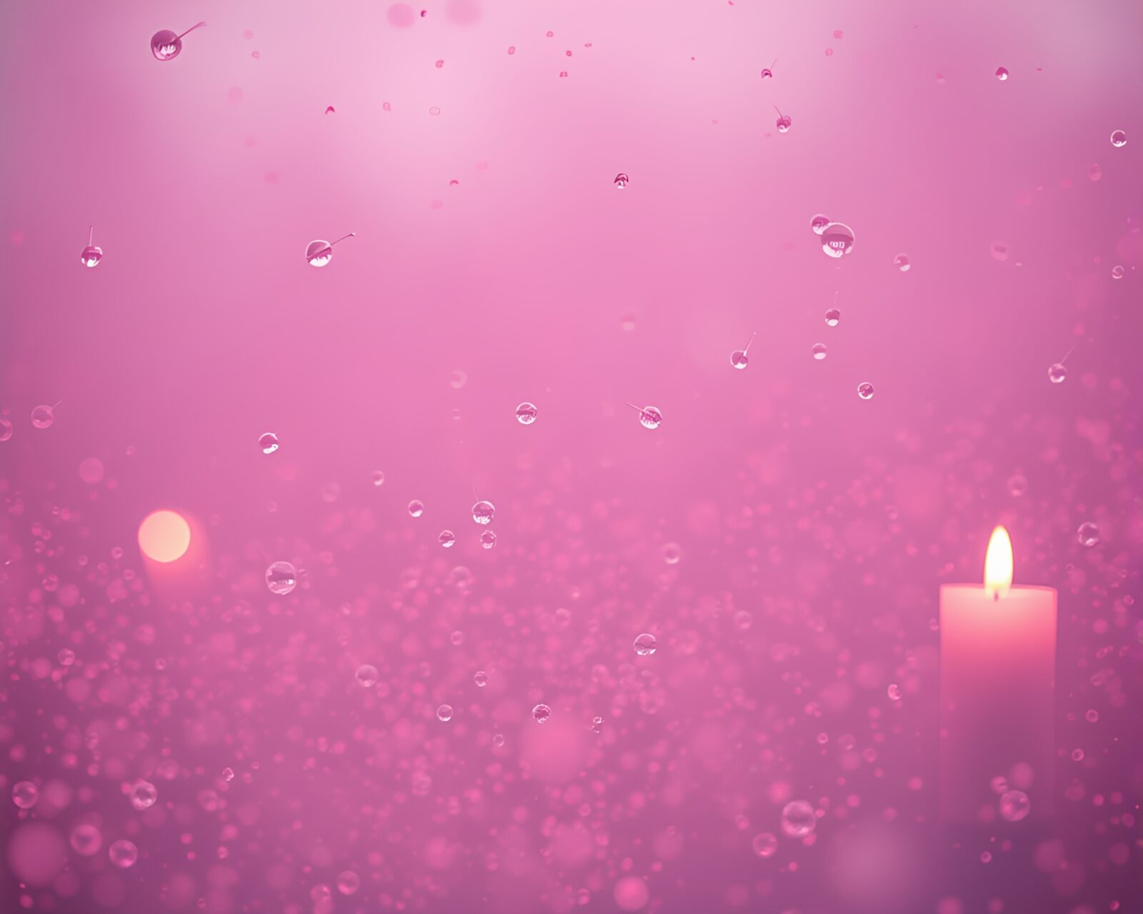 Soft glow illuminates delicate nanobots amidst floating particles