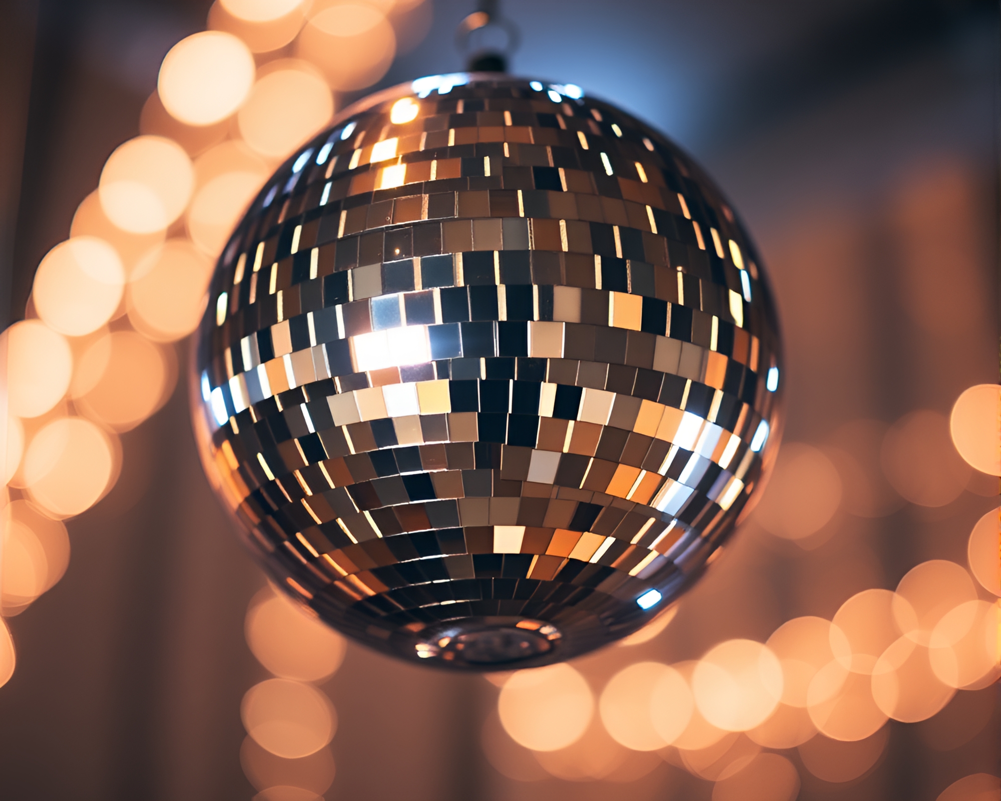 Virtual Reality Disco Hub with Selective Focus – free AI stock image