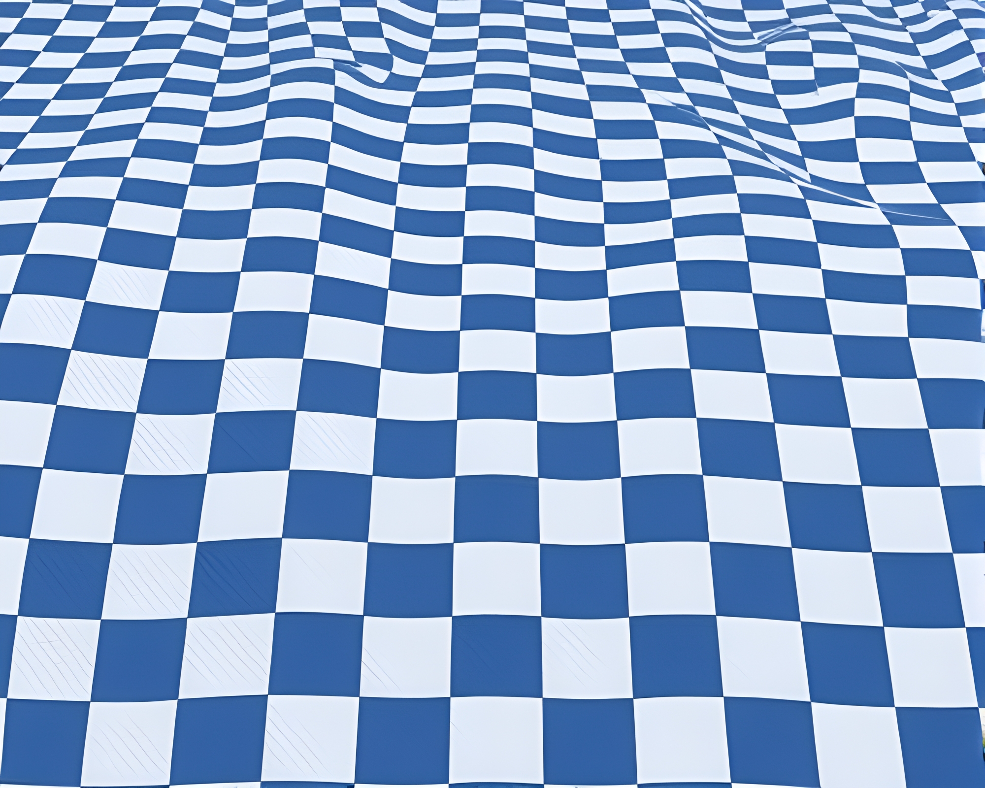 Retro Wave Grid in Faded Denim Checkered Pattern – free AI stock image