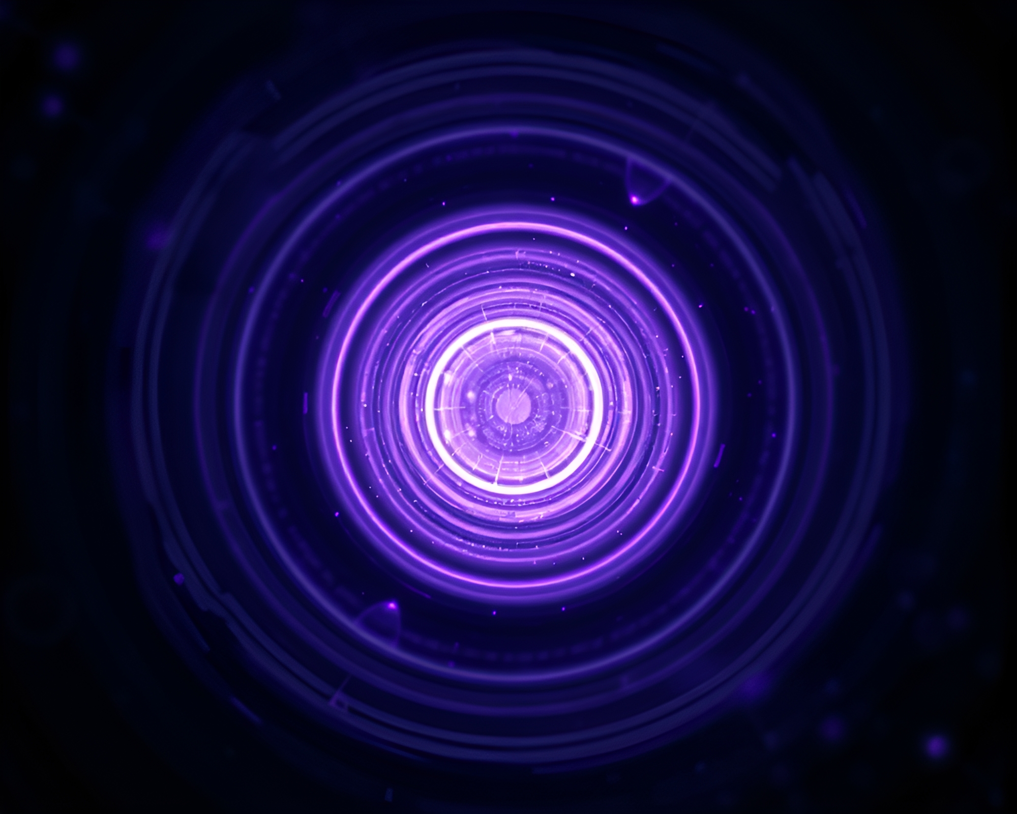 Surreal Amethyst Dream: concentric circles in CGI – free AI stock image