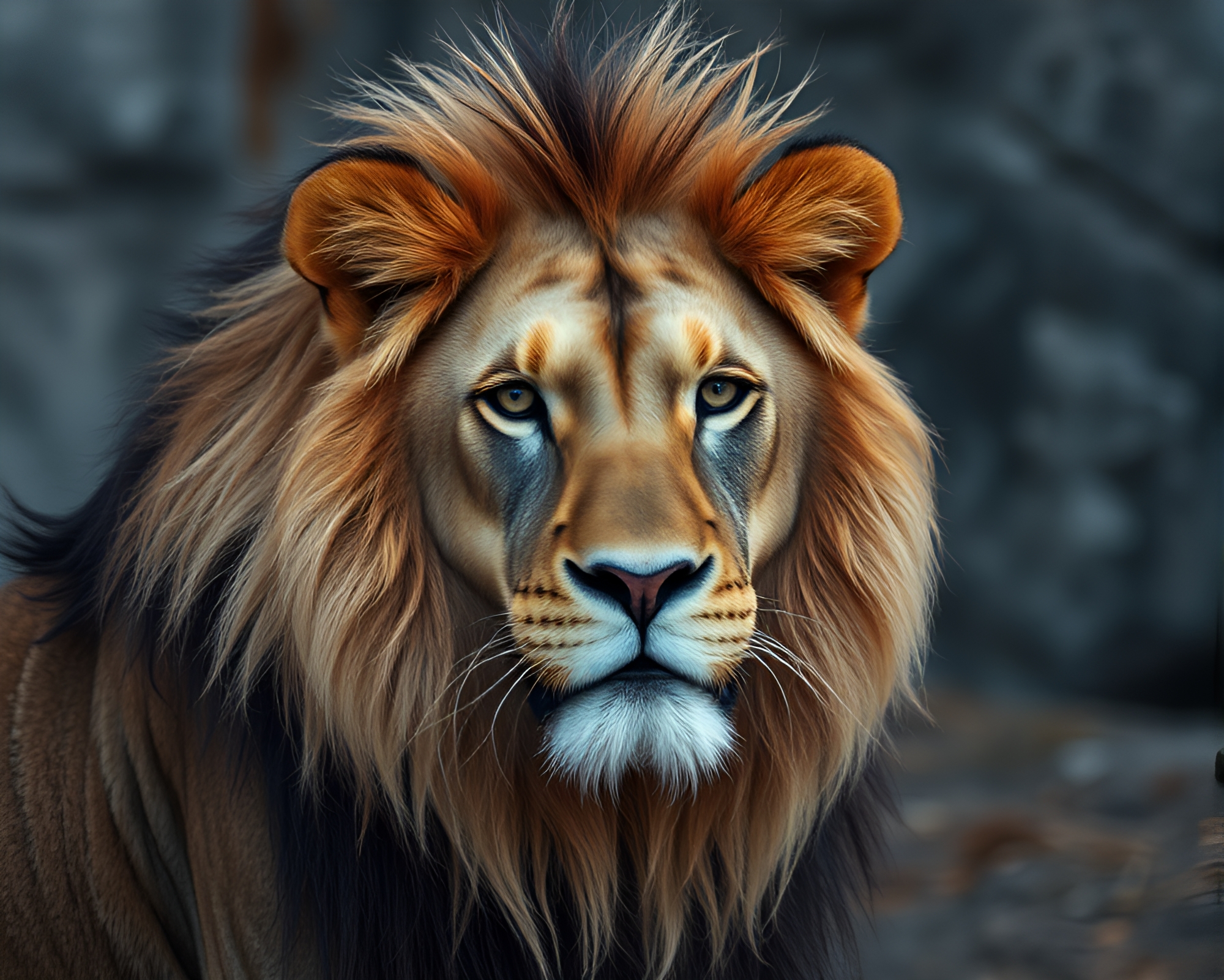 Lioness Silhouetted in Natural Frame of Greenery – free AI stock image