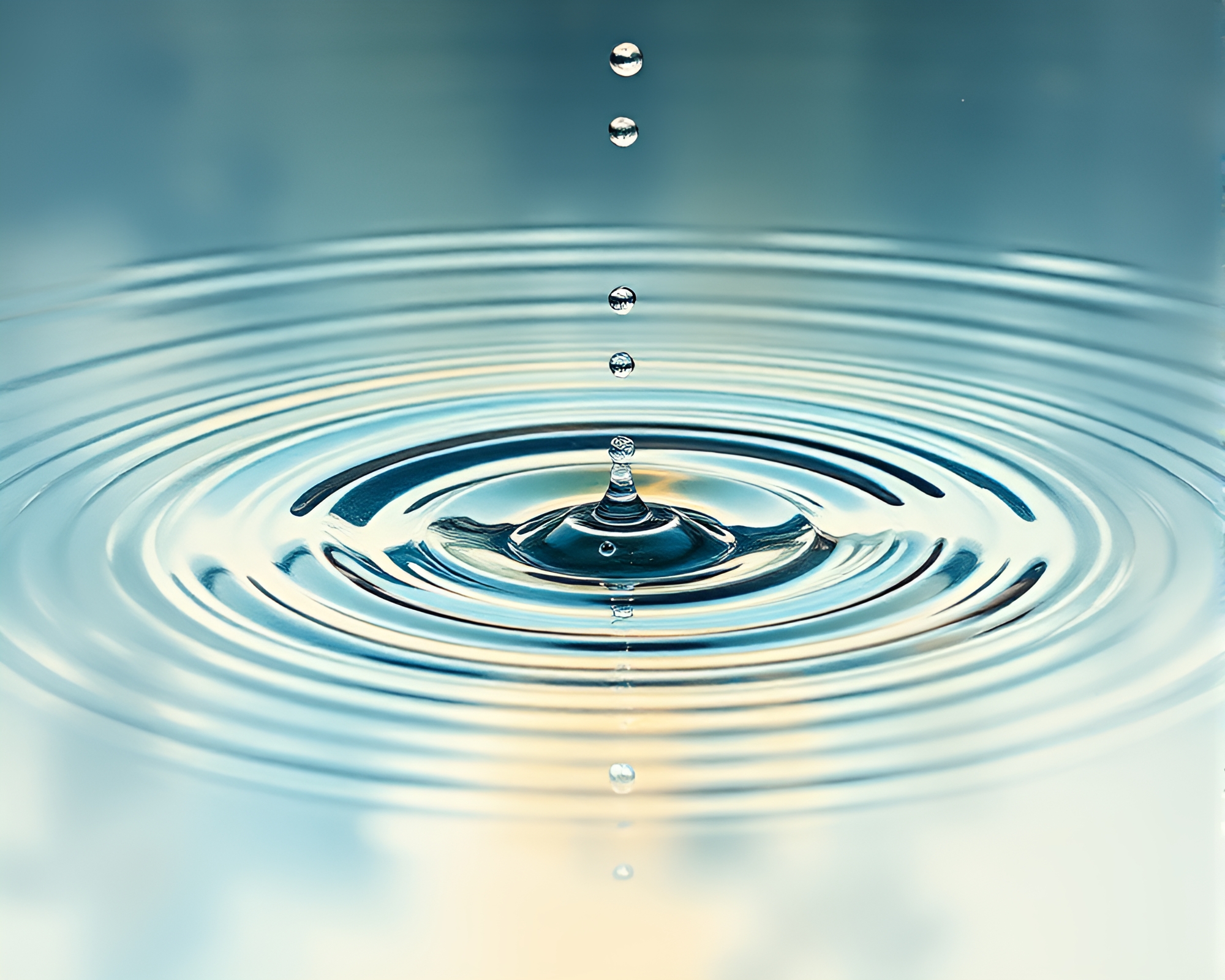 Zero-Point Energy Reactor Reflecting Watercolor Ripples – free AI stock image