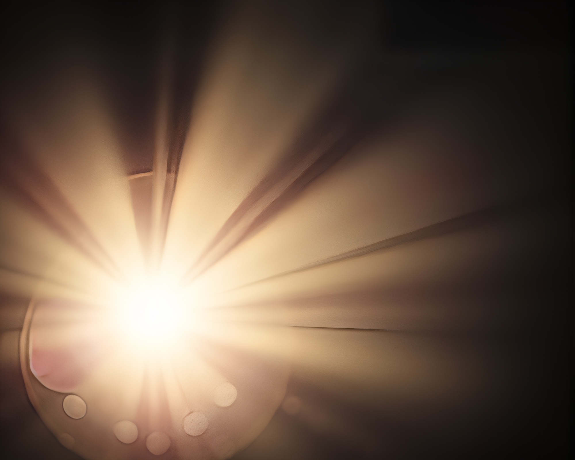 Enigmatic Hydra Bathed in Ethereal Duotone God Rays – free AI stock image