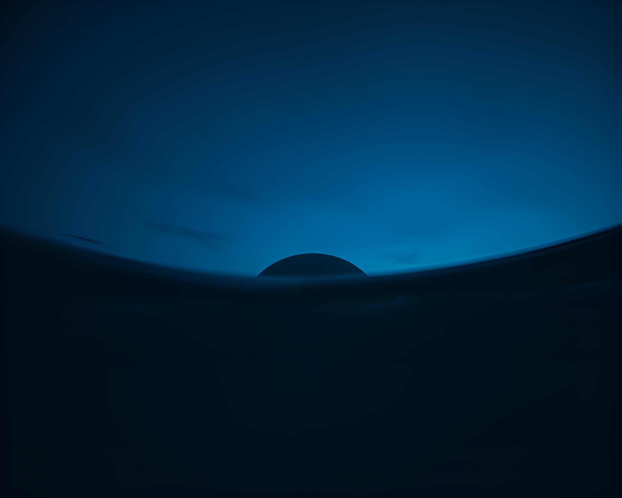 Twilight Blue Hour Underwater Dome Film Noir Scene – free AI stock image