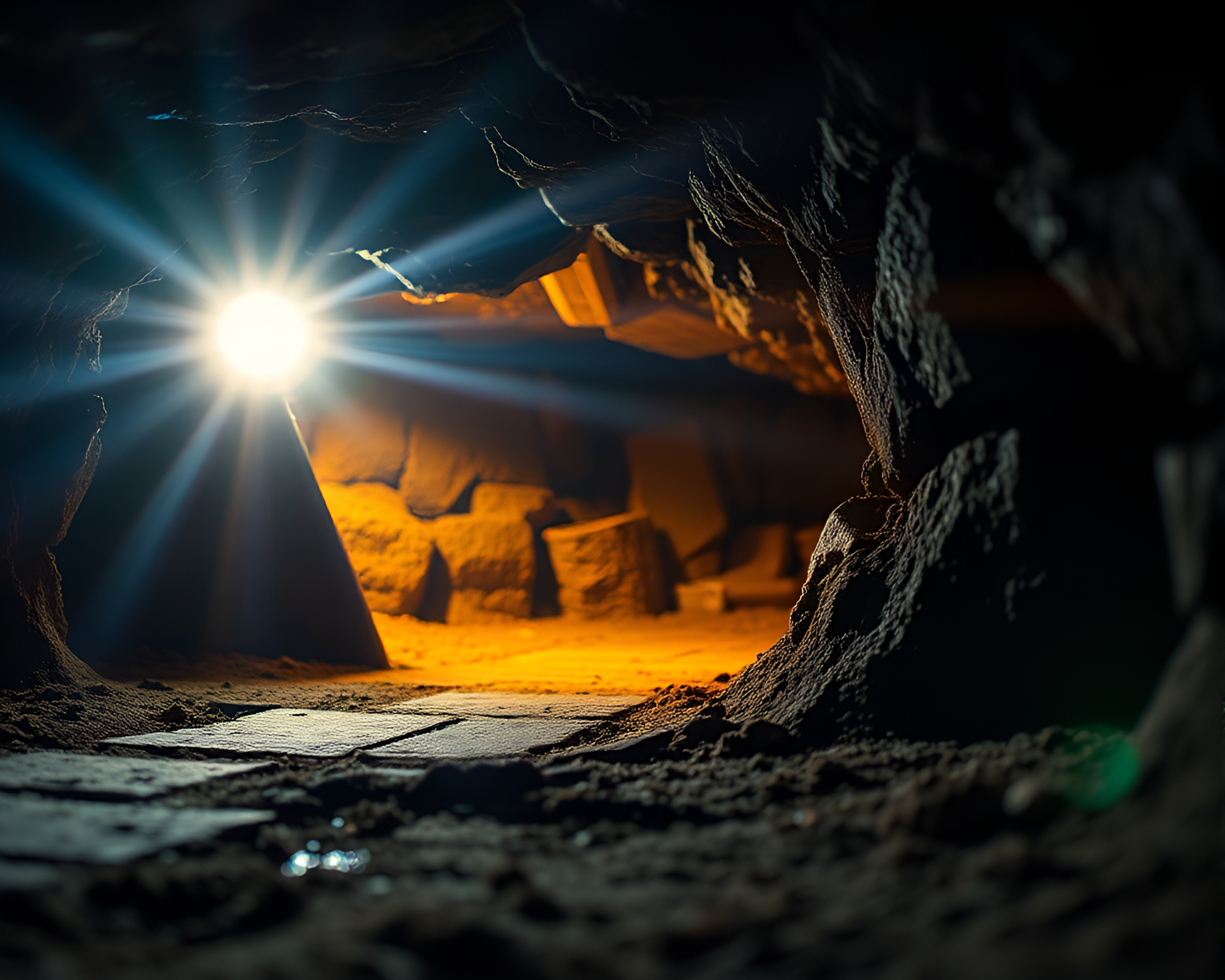 Eerie Underground Bunker Close-Up – free AI stock image