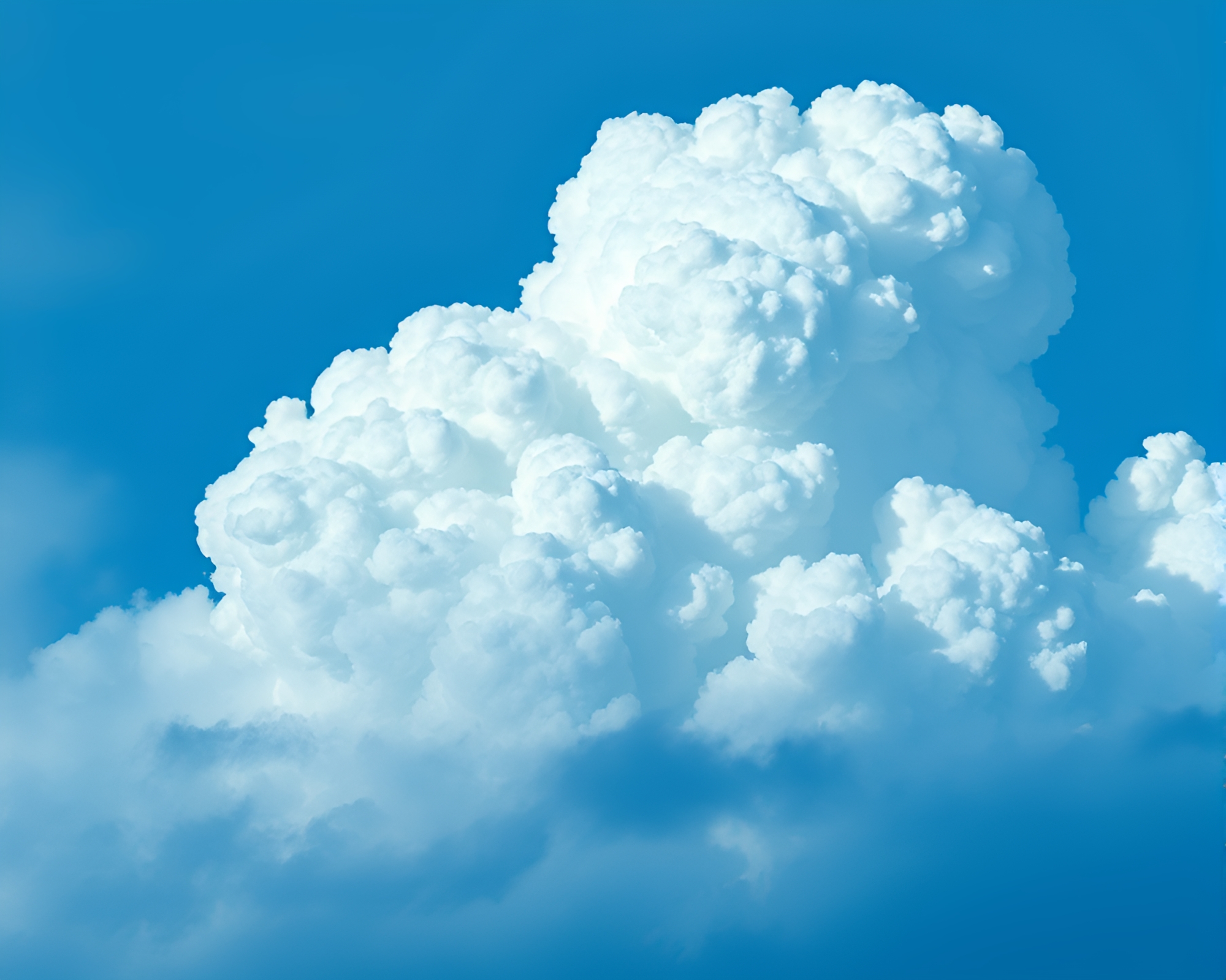 Arctic Blue Runic Cloud Formations: Mystical Sky Art – free AI stock image