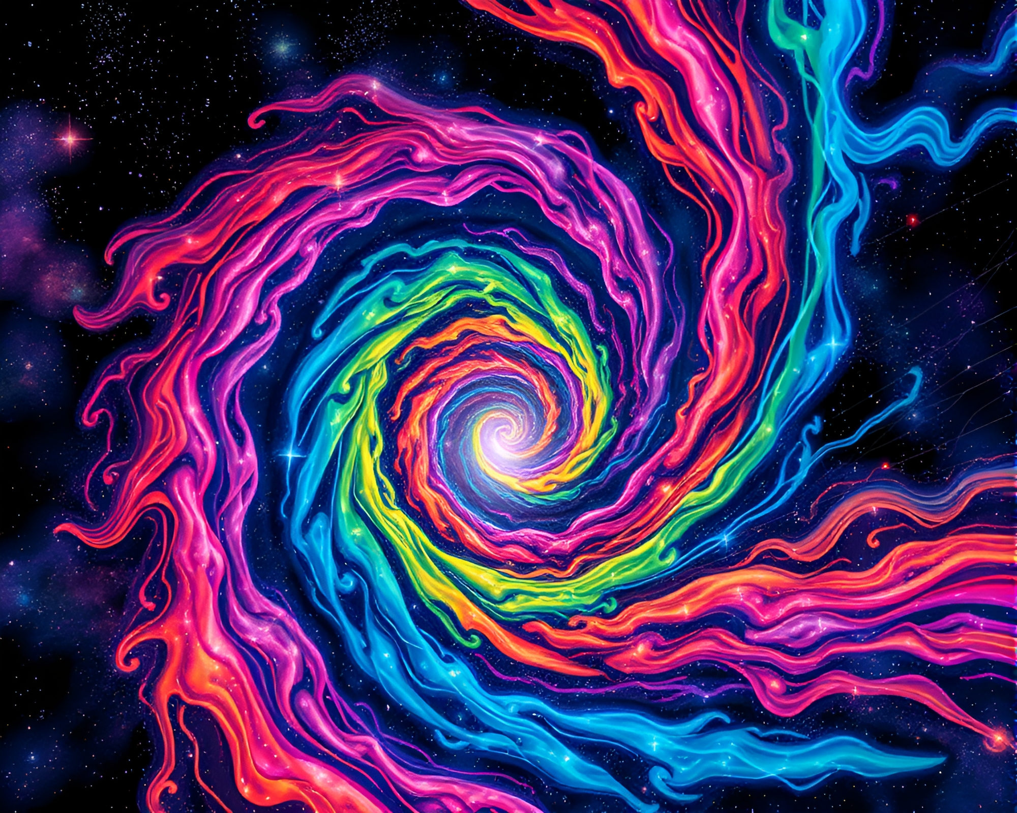 Cosmic Runic Vortex Twist Concept Art – free AI stock image