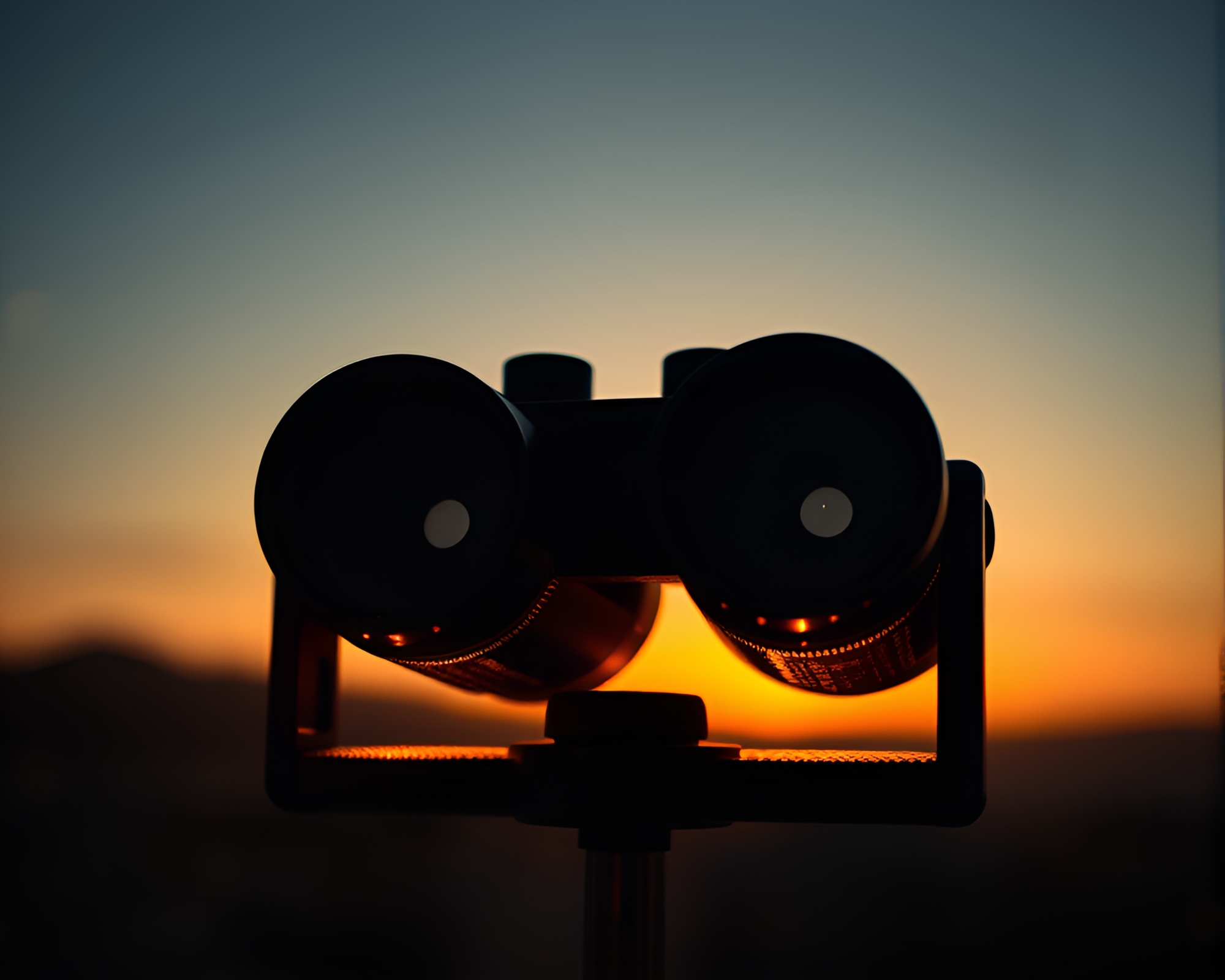 Golden Light X-Ray Binoculars Stippling Art – free AI stock image