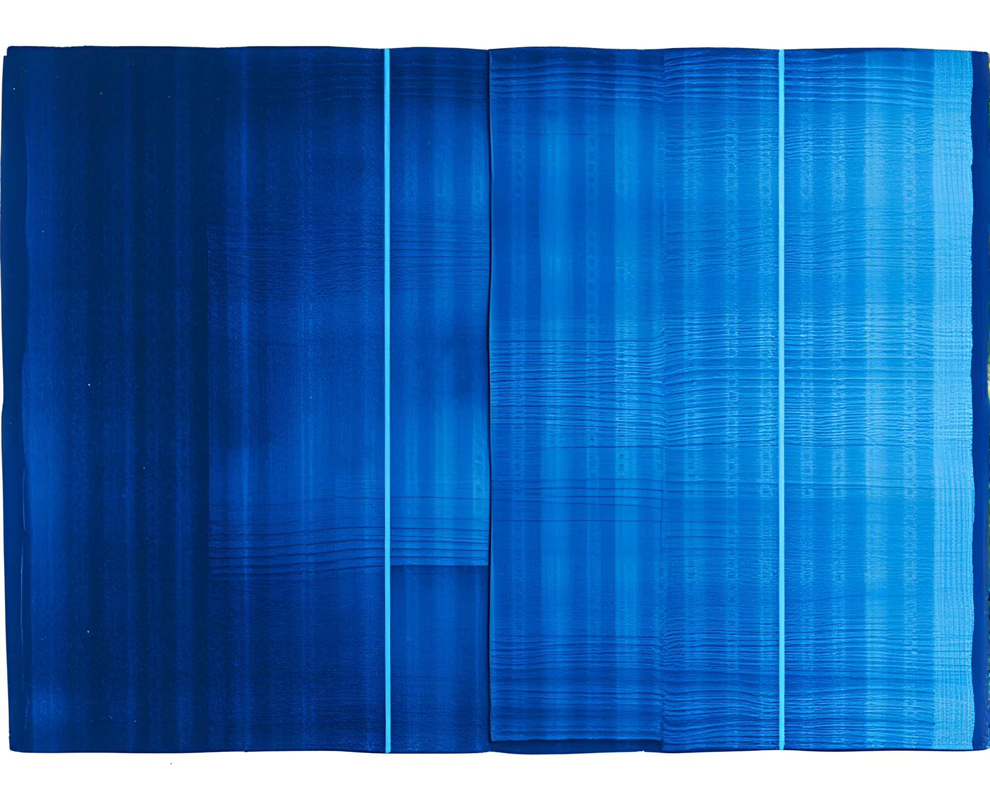 Binary Code Delicately Painted in Sapphire Oil Impasto Ridges – free AI stock image