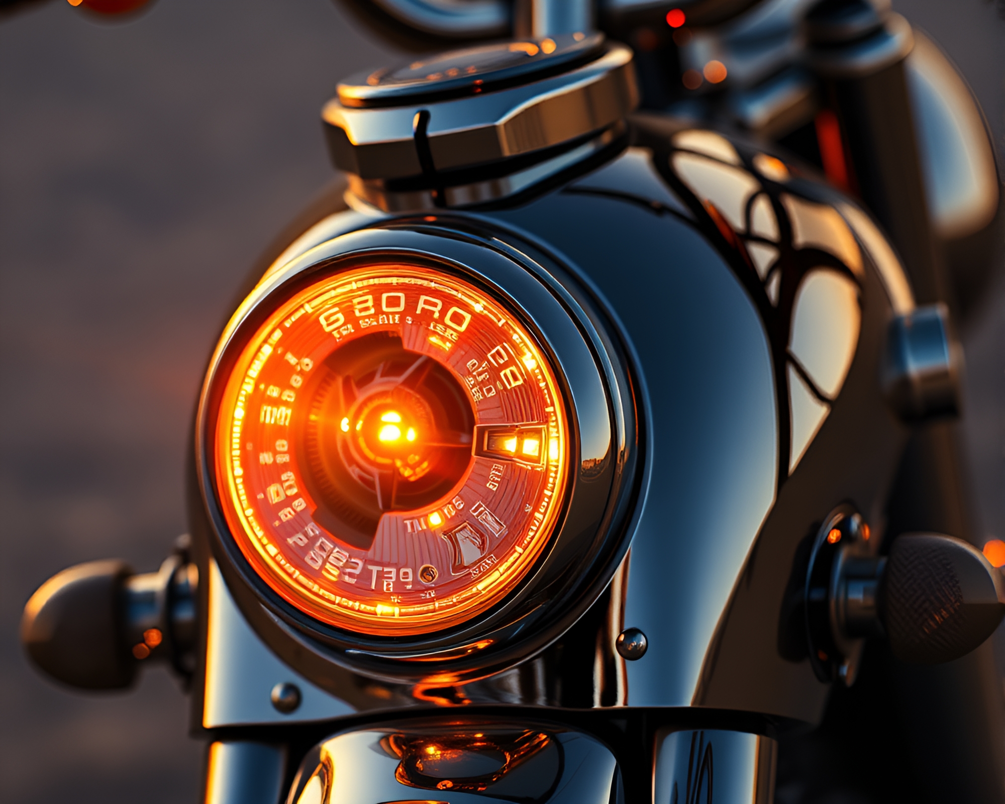 Jetpack Adventurer in Engraved Golden Hour Light – free AI stock image