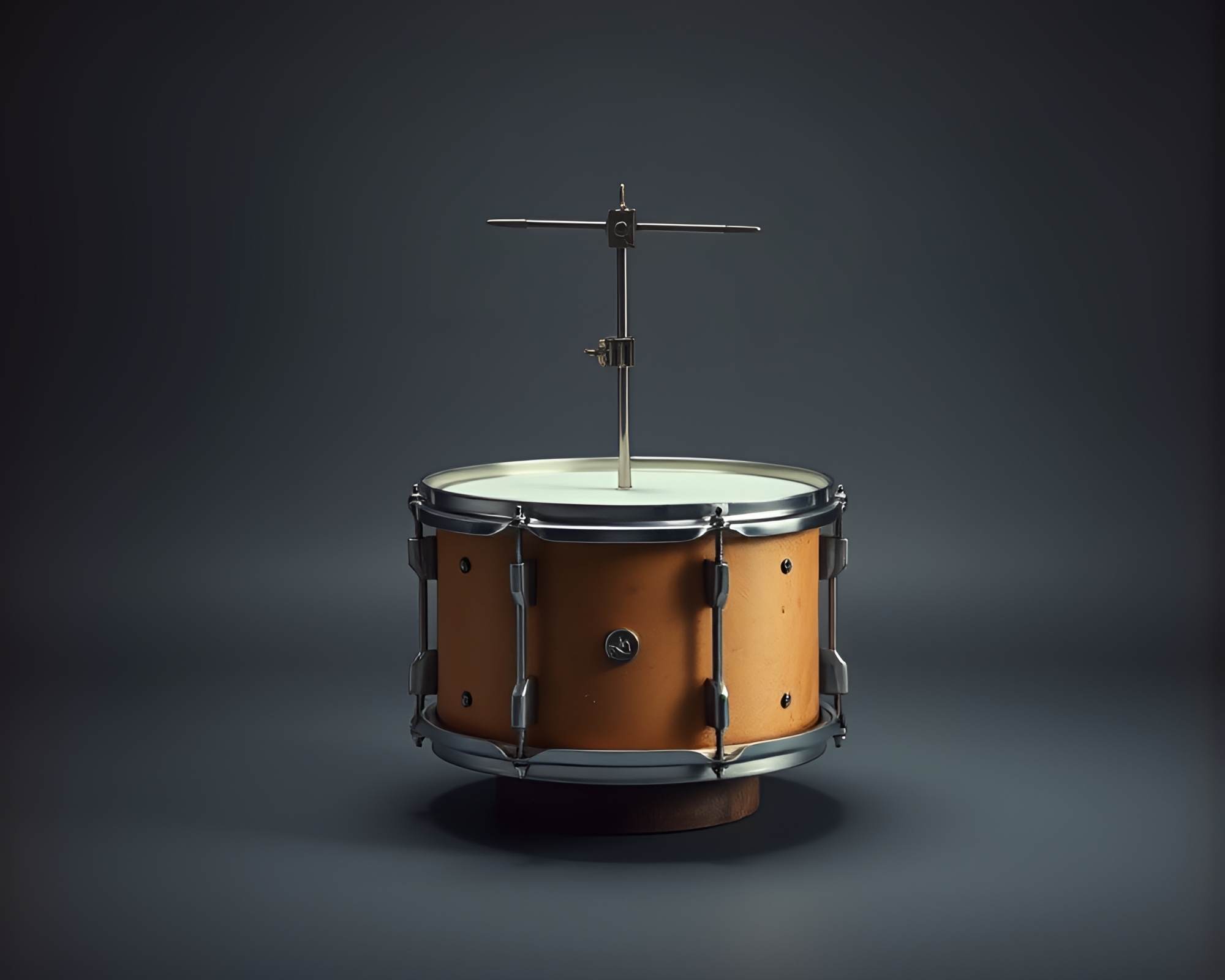 Drummer in Asymmetrical Balance – free AI stock image