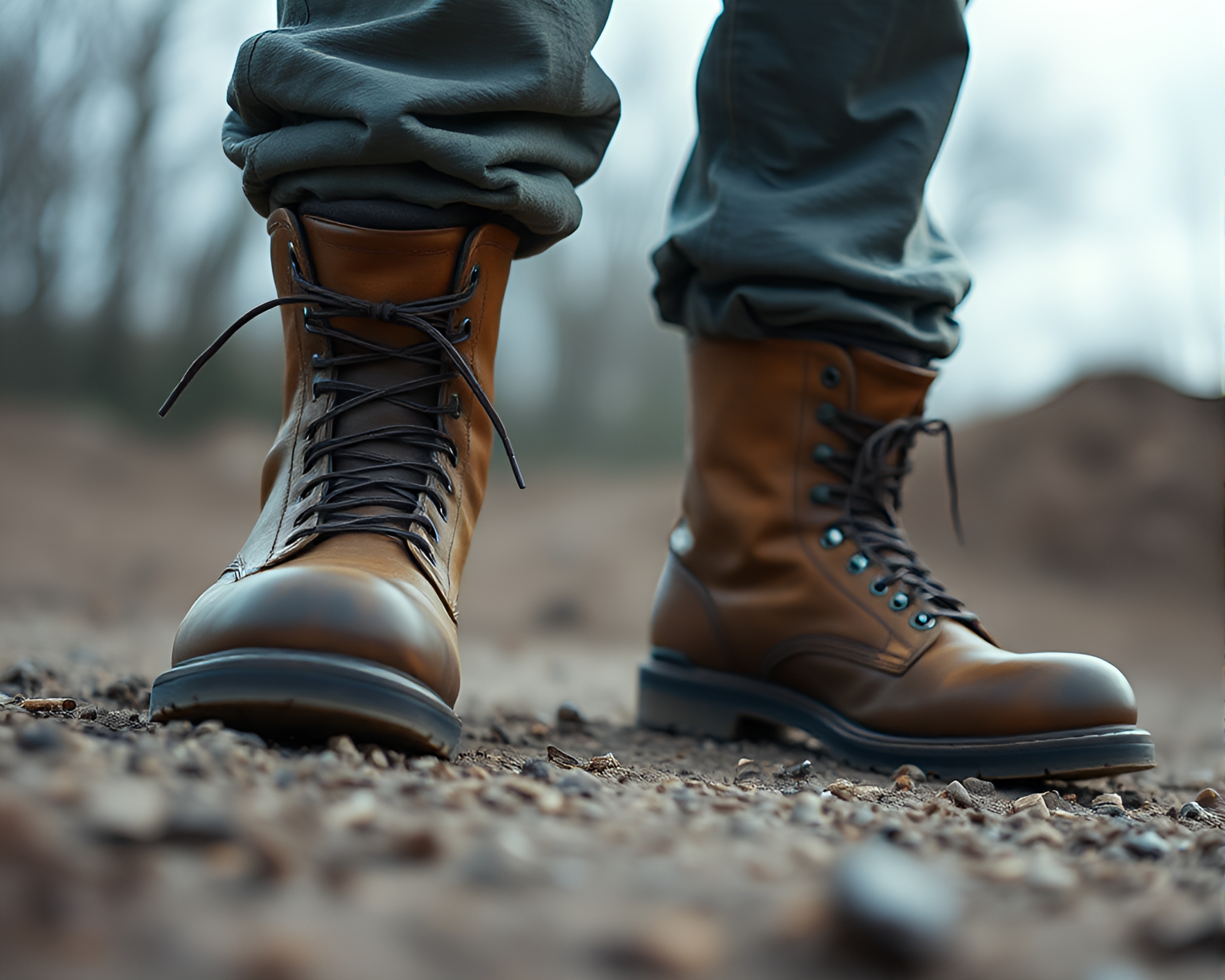 Off-Center Gravity Boots: Dynamic Atmosphere – free AI stock image