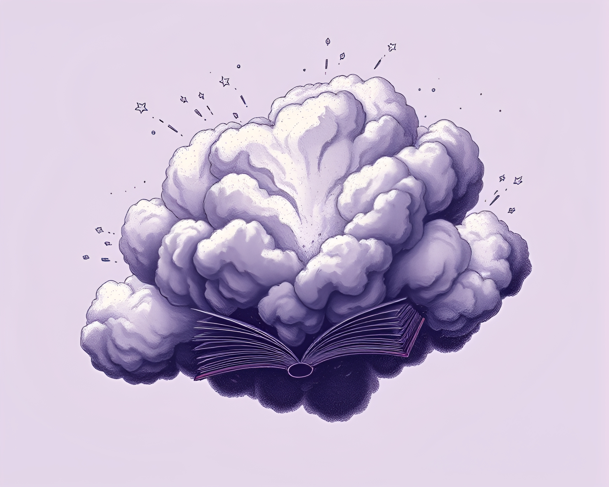Enigmatic Explosion: Poe’s Amethyst Tale – free AI stock image