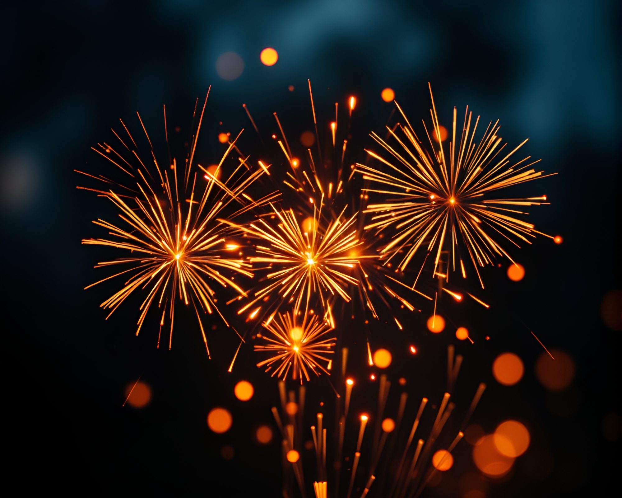 Enchanting Fairy Fireworks Illumination Display – free AI stock image