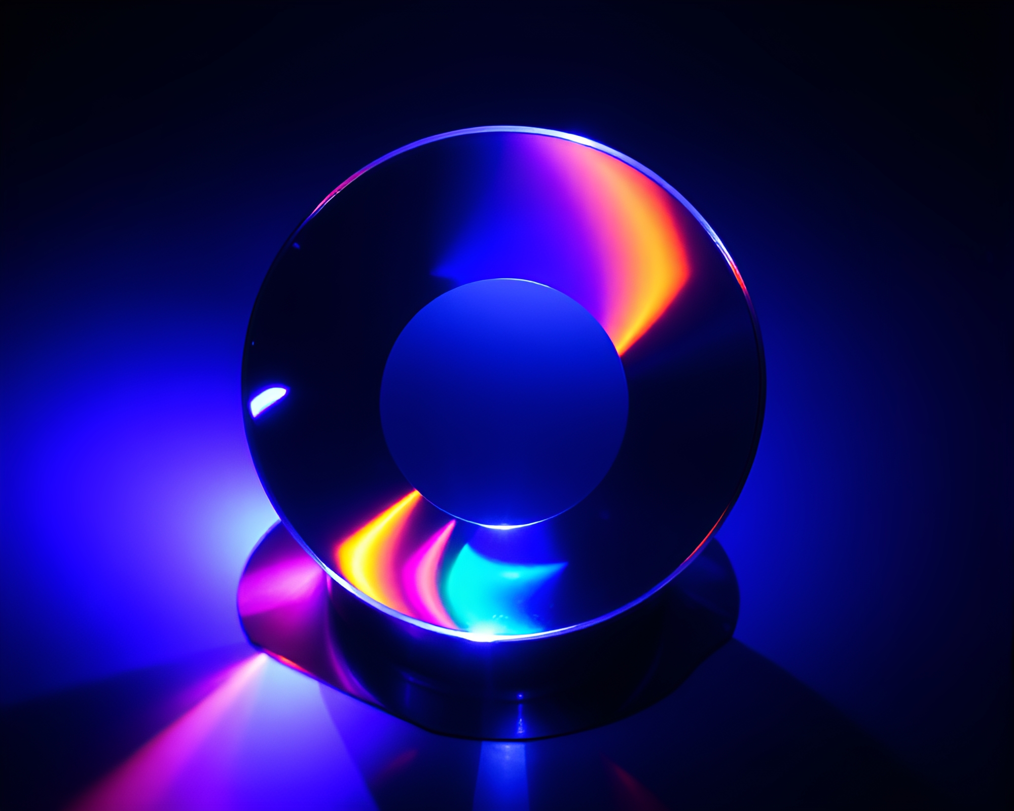 Drumbeat of Ultraviolet Prism Refraction – free AI stock image