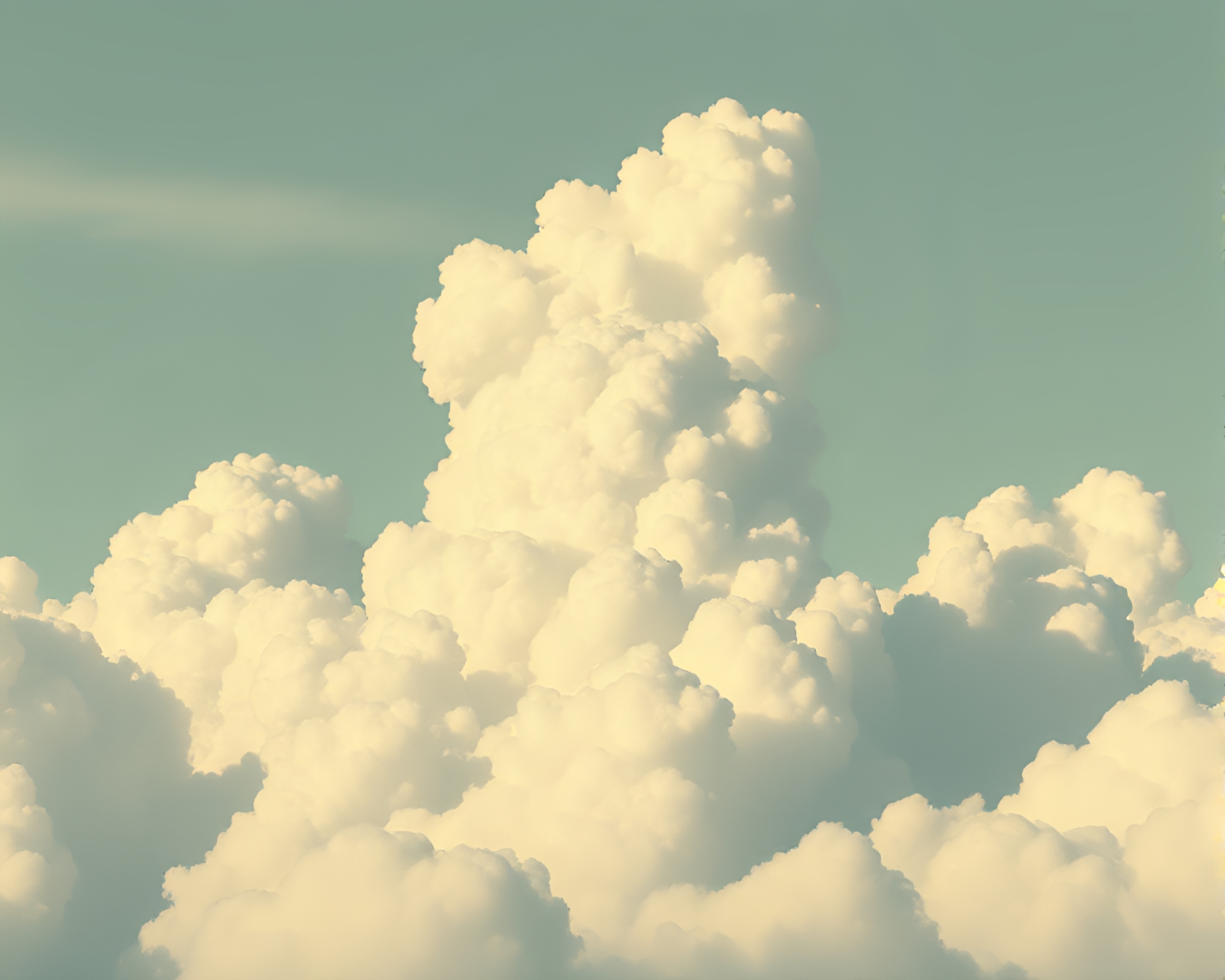 Majestic Croissant Cloud Formation – free AI stock image