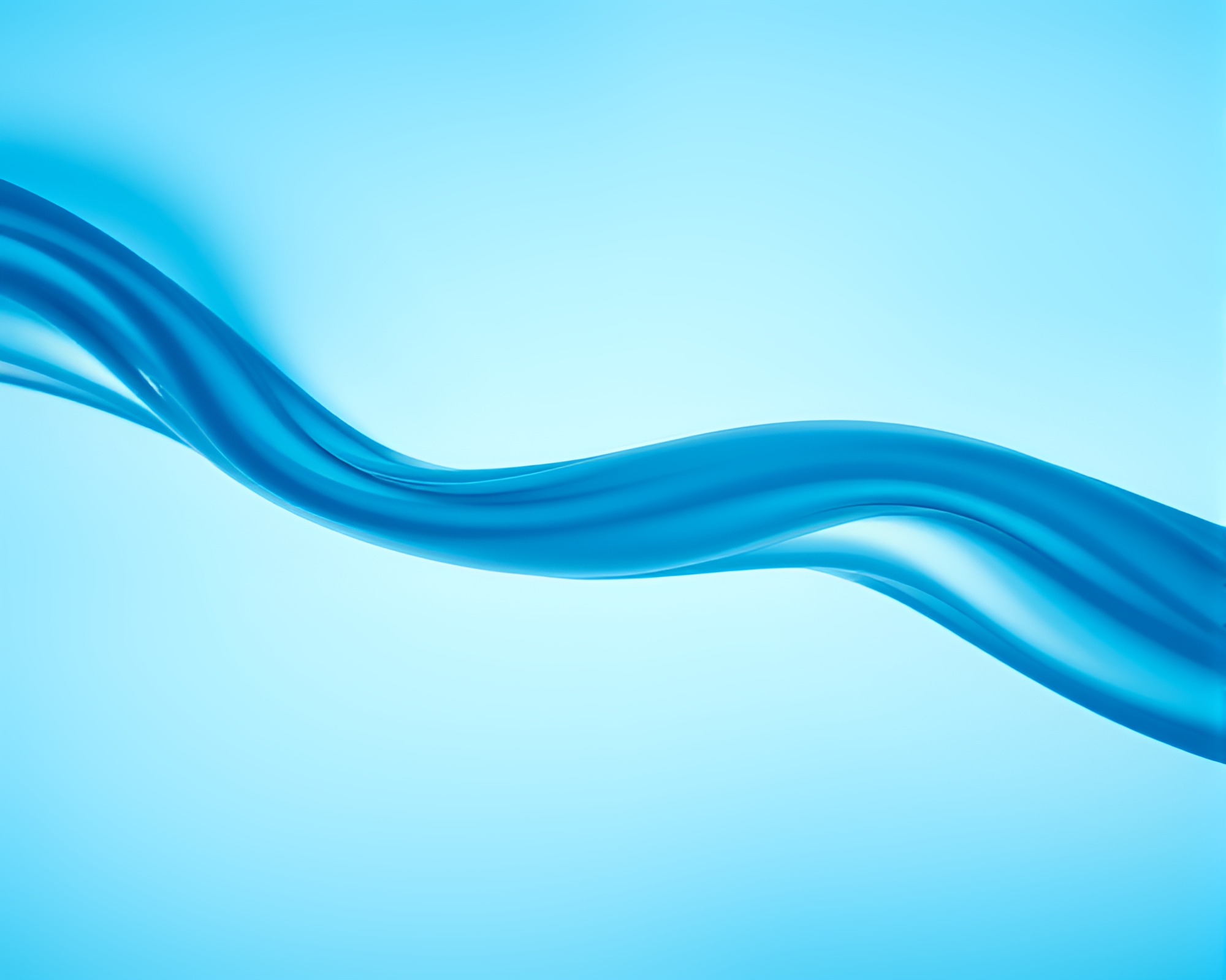 Satin Ribbon Dance in Ocean Blue Glass Mirage – free AI stock image