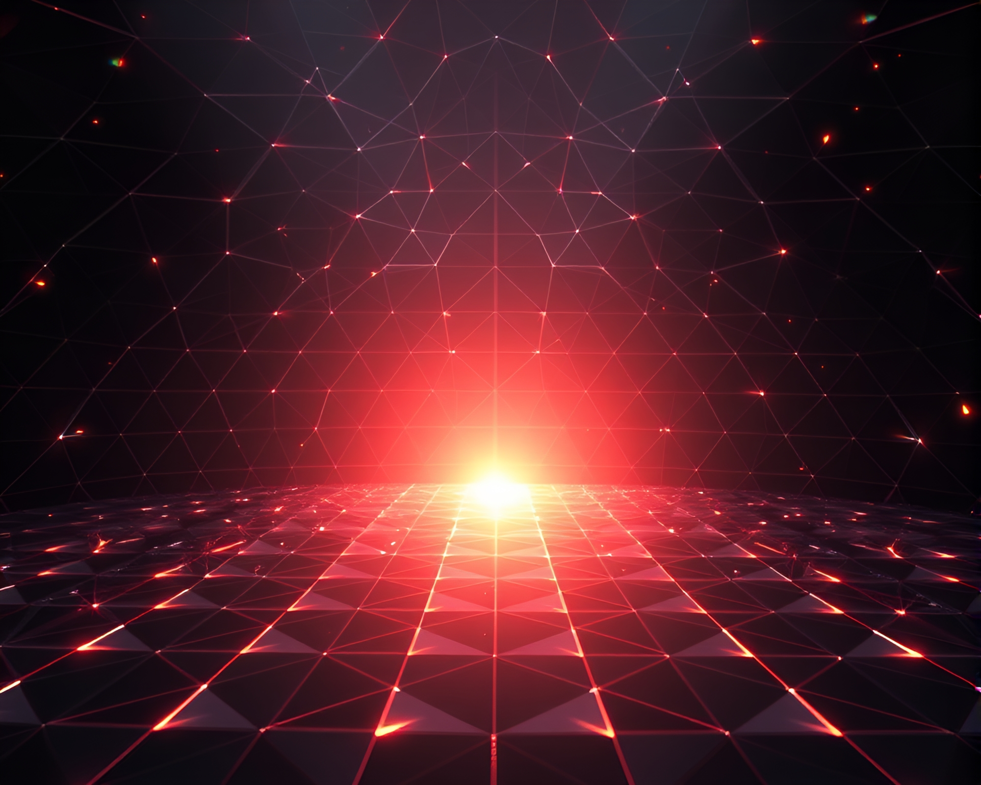 Futuristic Augmented Reality Geometric Patterns – free AI stock image