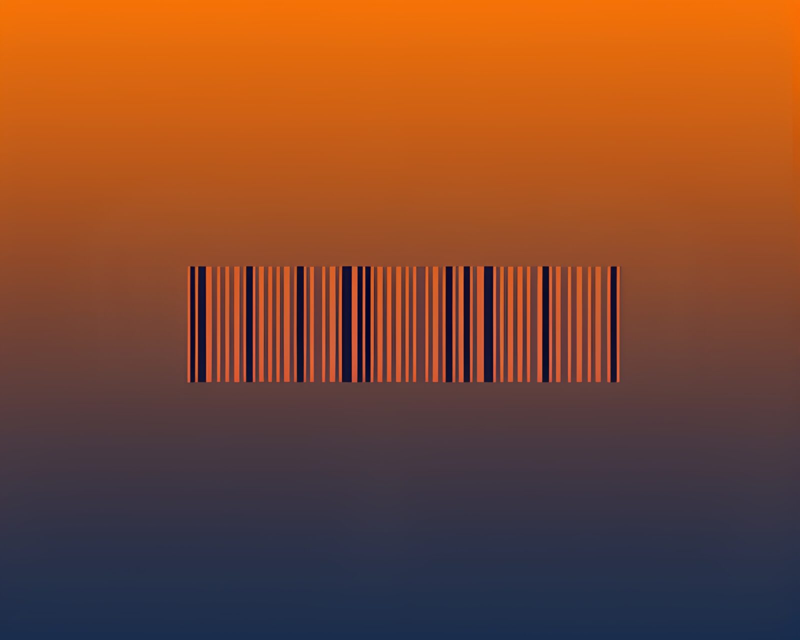 Abstract artwork with Binary code and galaxy-inspired colors