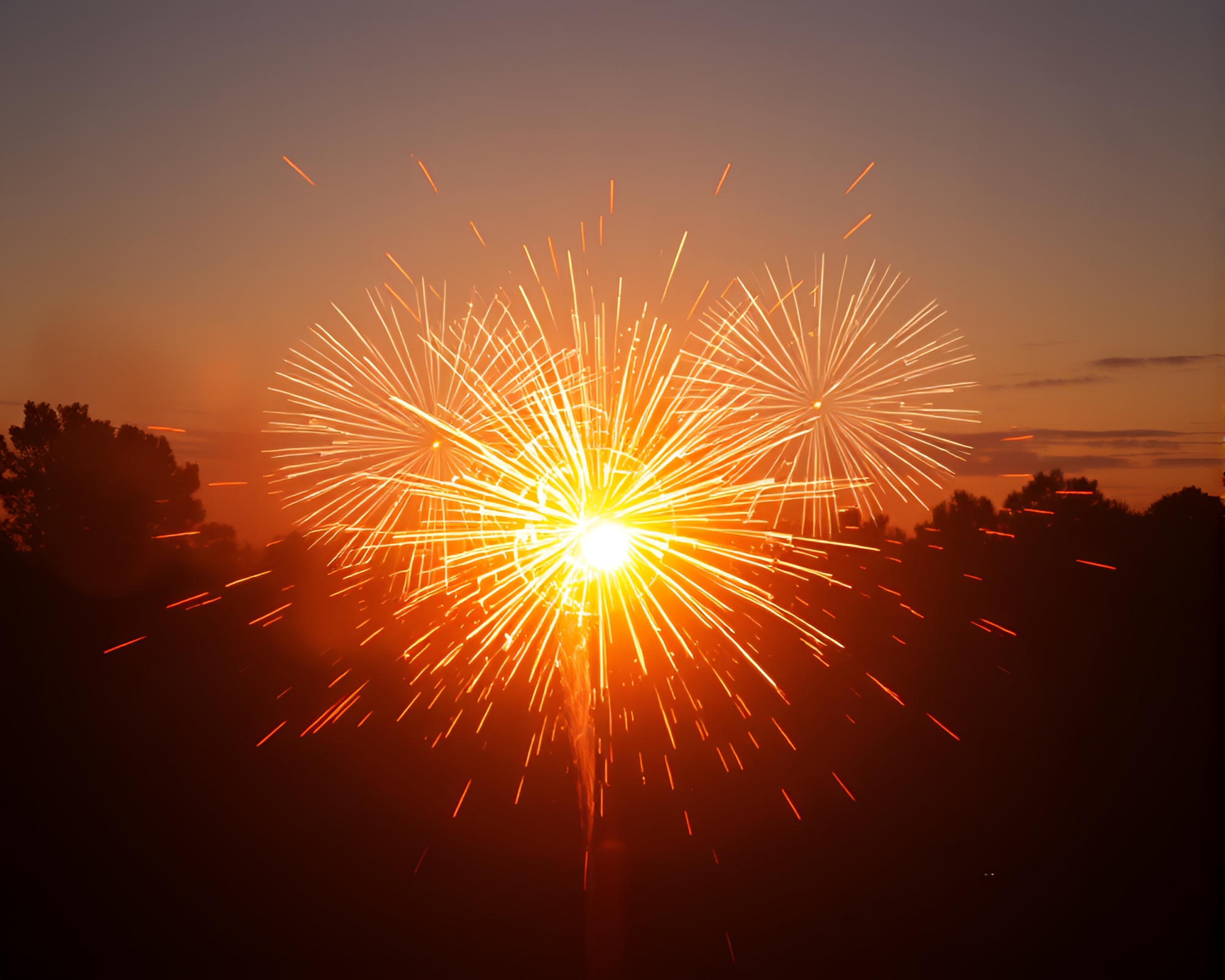 AI Brain Blooms in Cloth-Laden Firework Dusk – free AI stock image