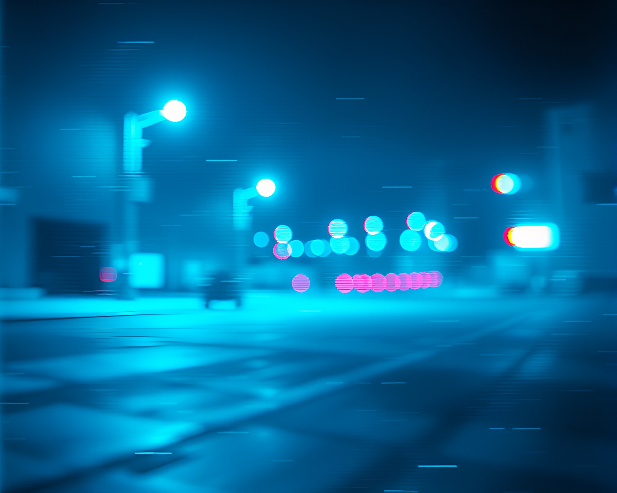 Glitched Ice Cave: A Digital Grayscale Aberration – free AI stock image