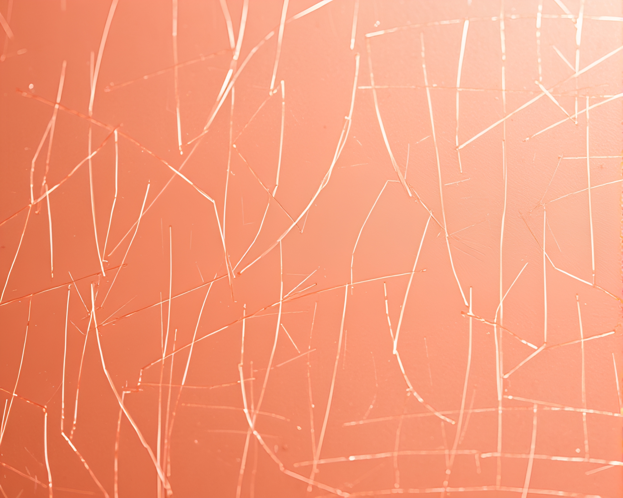Rose Gold Lamp in 80s VHS Metallic Landscape – free AI stock image