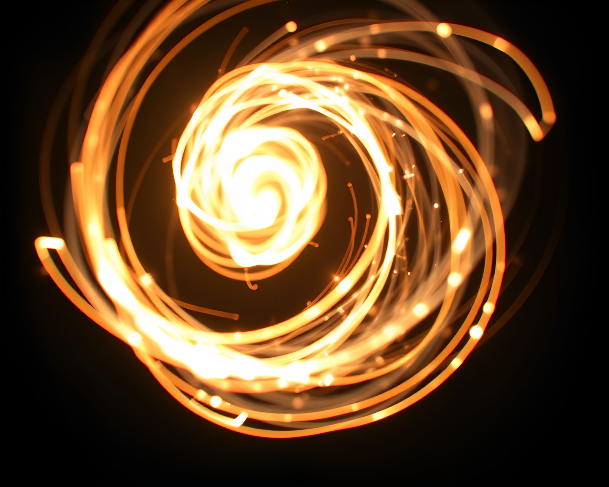 Ethereal Ink Calligraphy in Kinetic Torchlight Fisheye Composition – free AI stock image