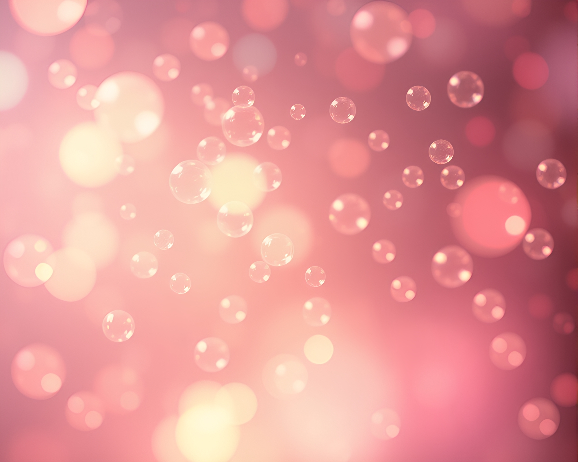 Chimera Bubble Cluster in Ambient Occlusion Film Strip Border – free AI stock image