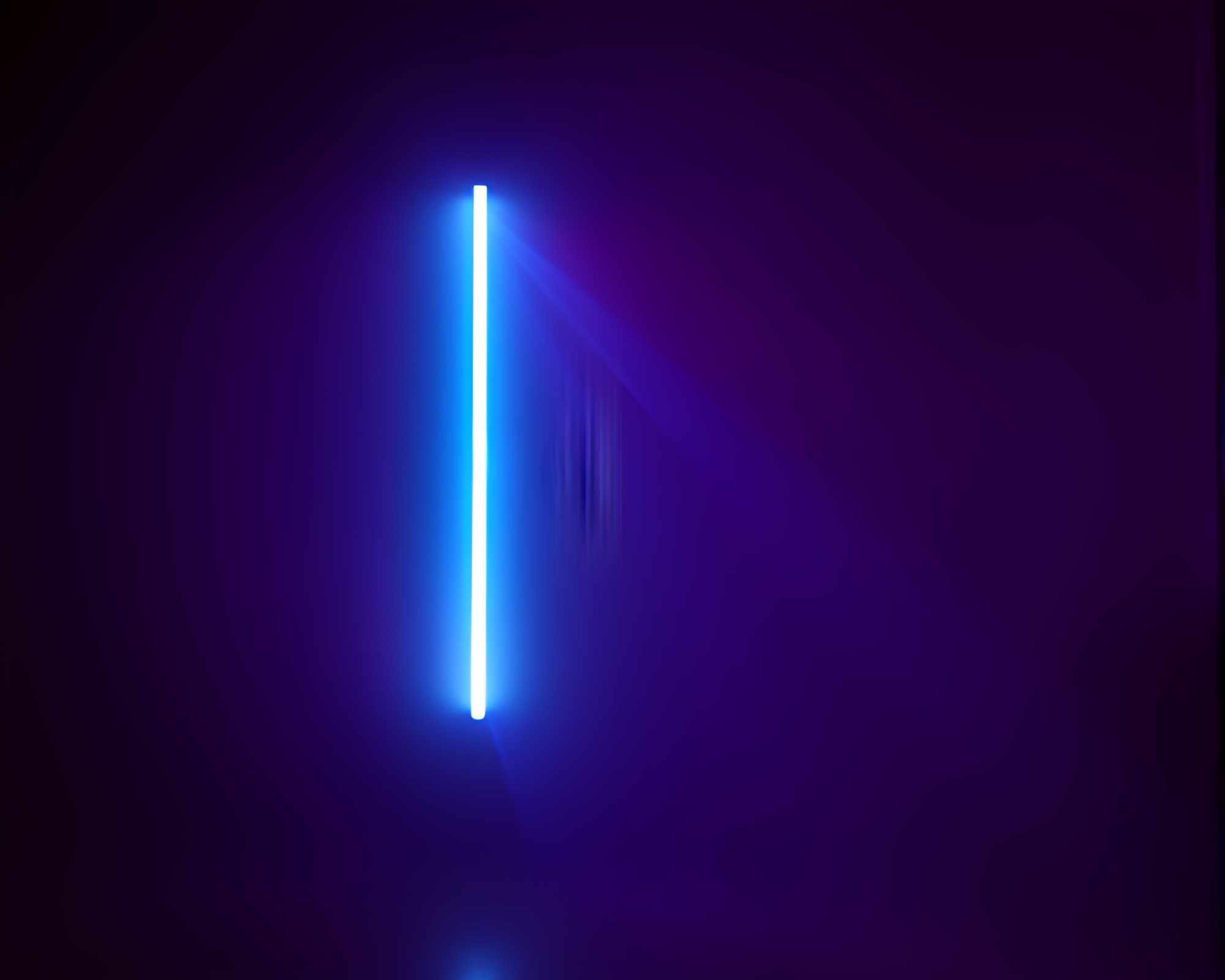 Neon-lit Shadow Play with Plasma Rifle – free AI stock image