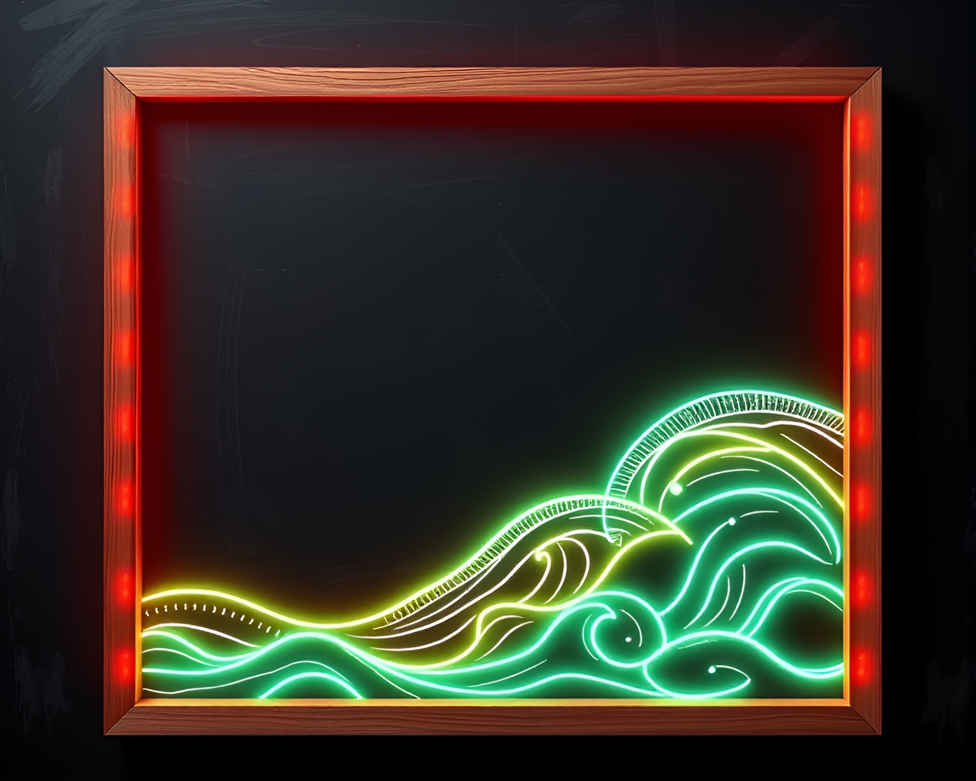 Retro Wave Dreamscape Surround by Natural Luminance – free AI stock image