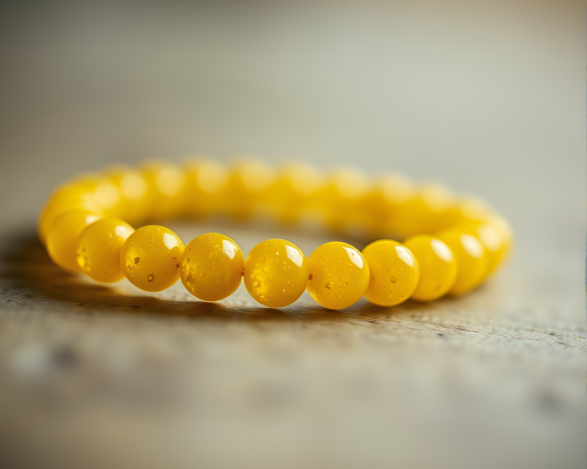 Elegant low-angle shot of lemon yellow bracelet – free AI stock image